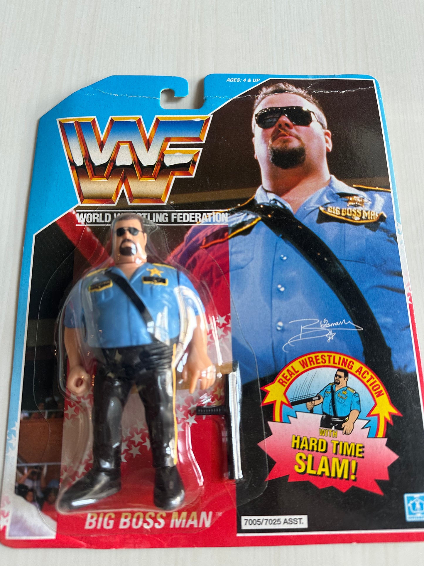 Big Boss Man Series 1 WWF Hasbro MOC figure