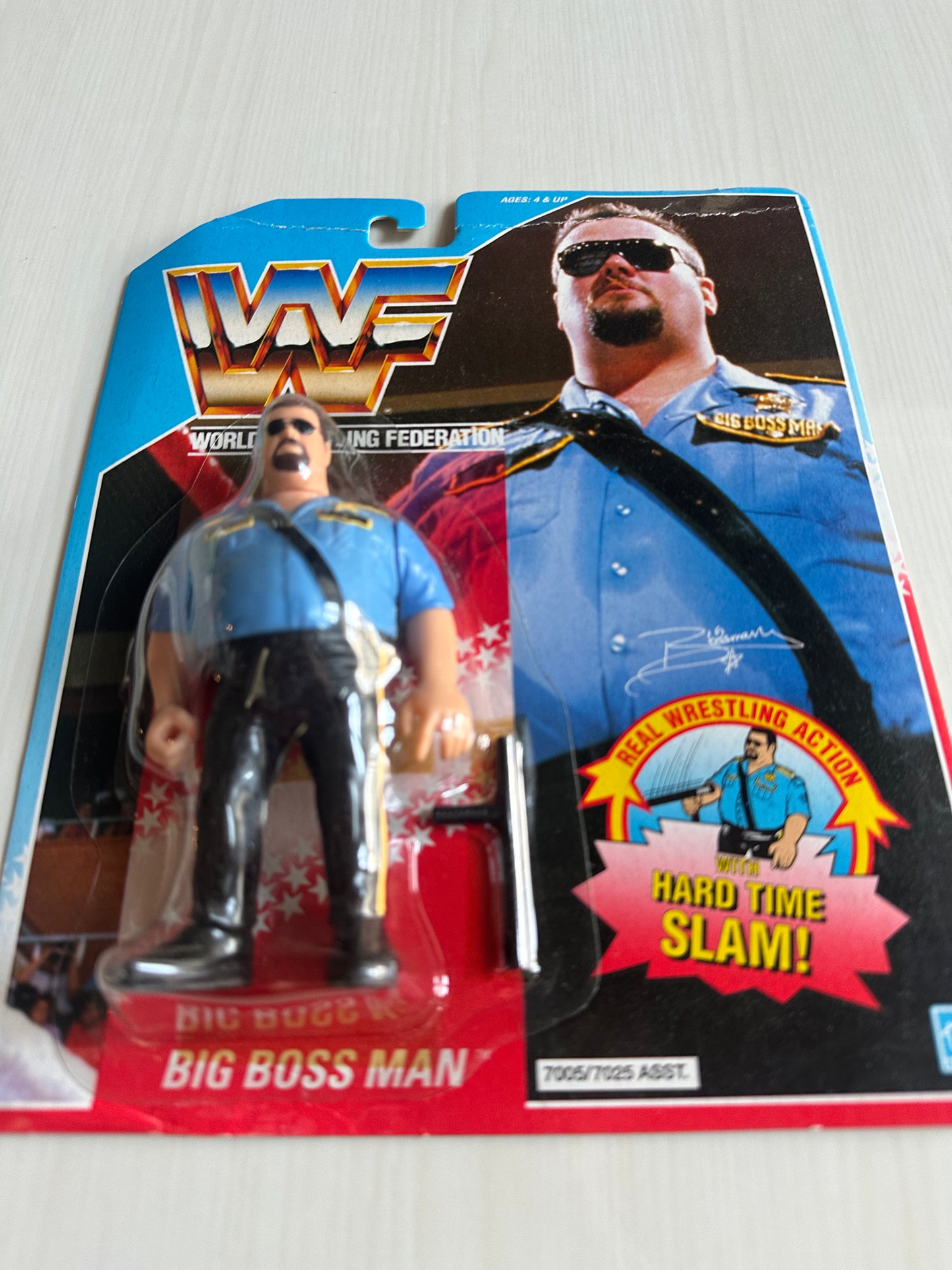 Big Boss Man Series 1 WWF Hasbro MOC figure