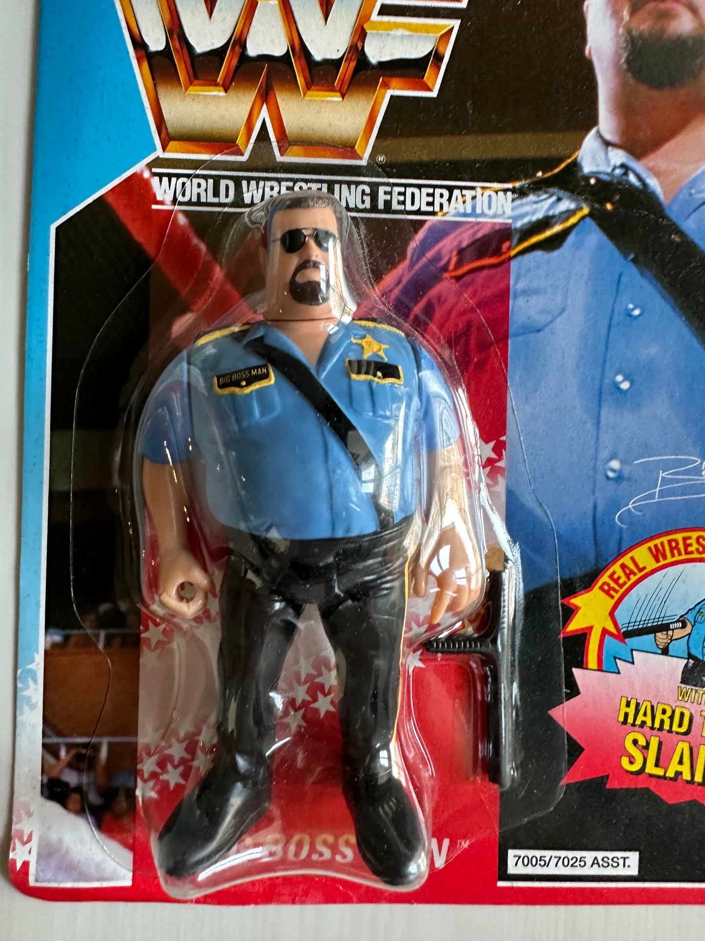 Big Boss Man Series 1 WWF Hasbro MOC figure