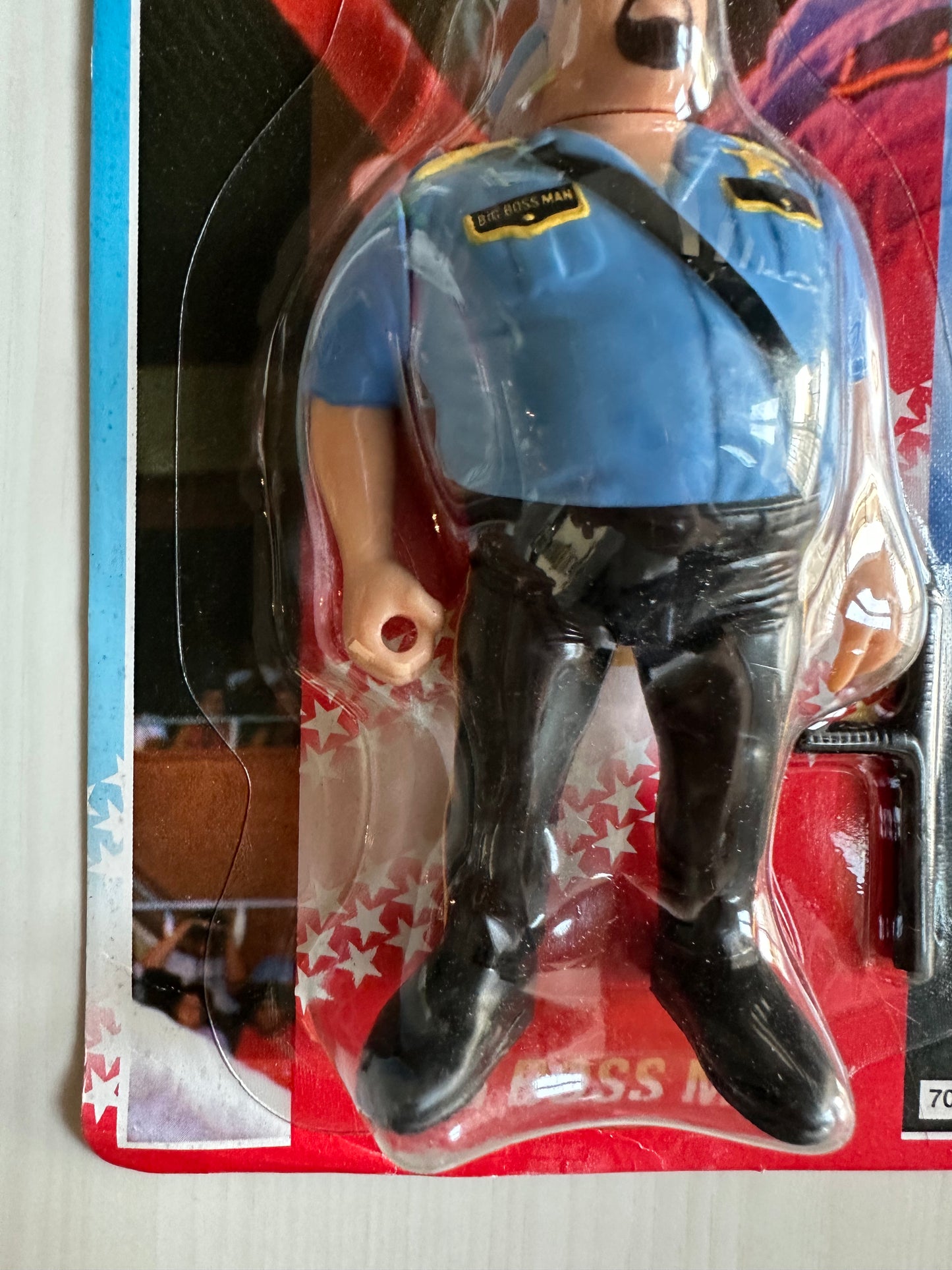 Big Boss Man Series 1 WWF Hasbro MOC figure