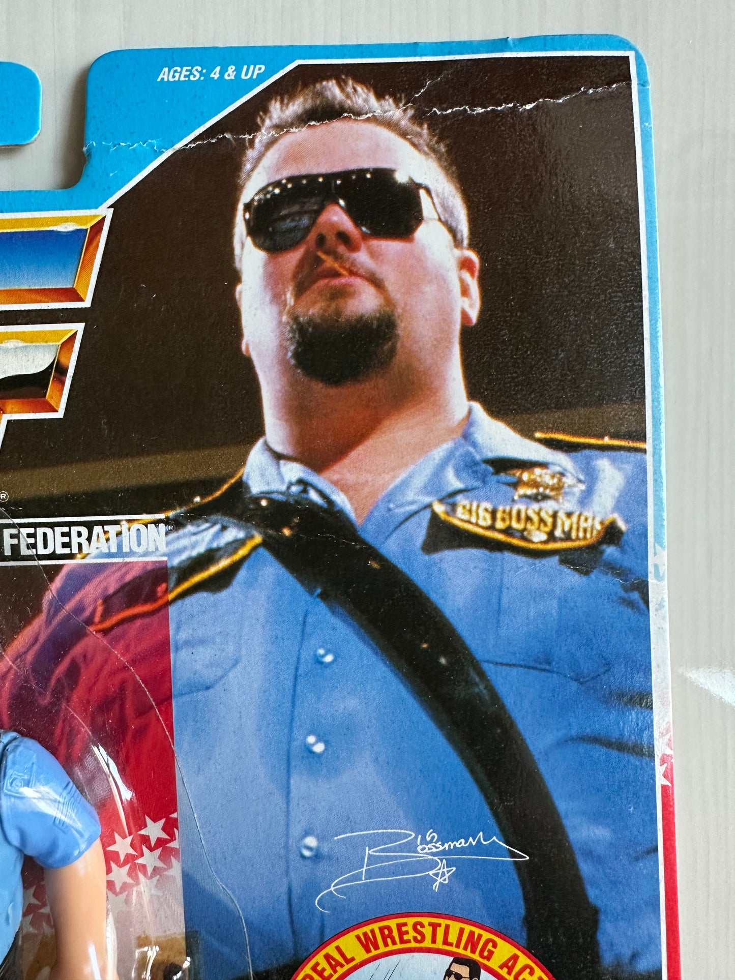 Big Boss Man Series 1 WWF Hasbro MOC figure