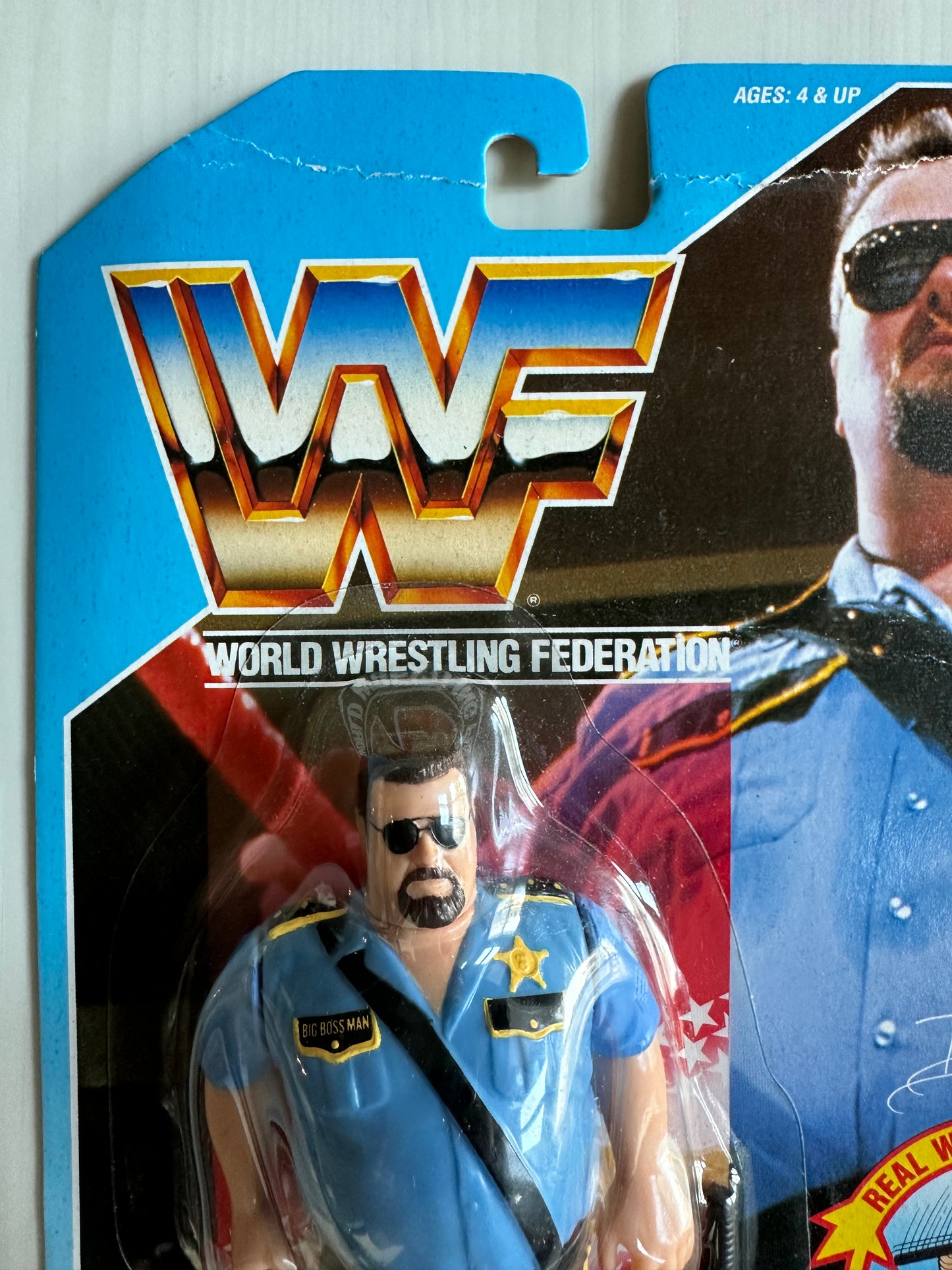 Big Boss Man Series 1 WWF Hasbro MOC figure