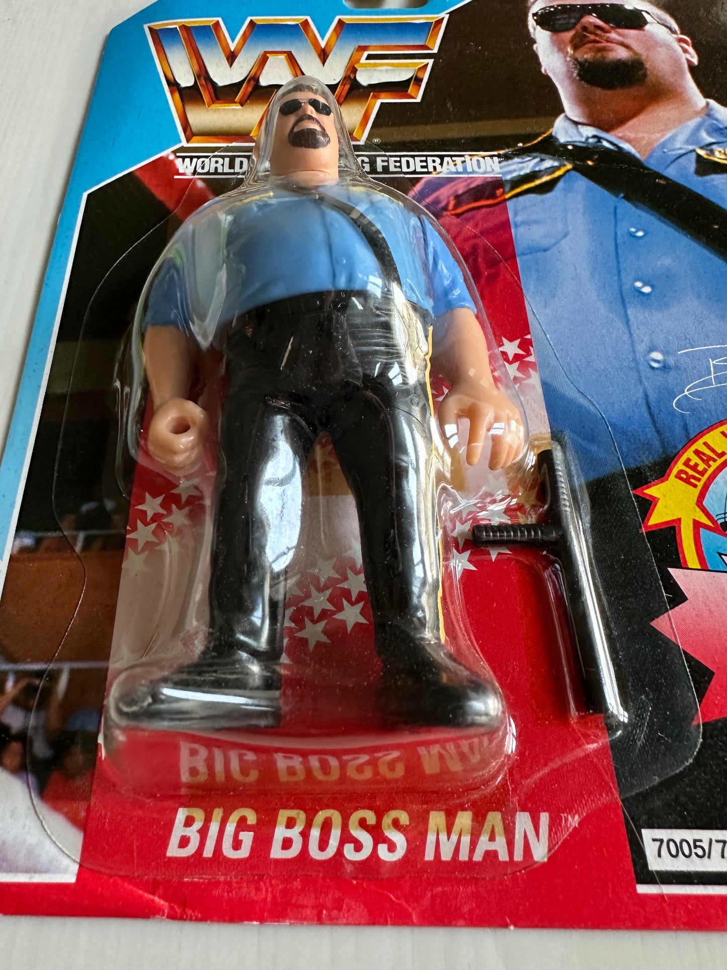 Big Boss Man Series 1 WWF Hasbro MOC figure