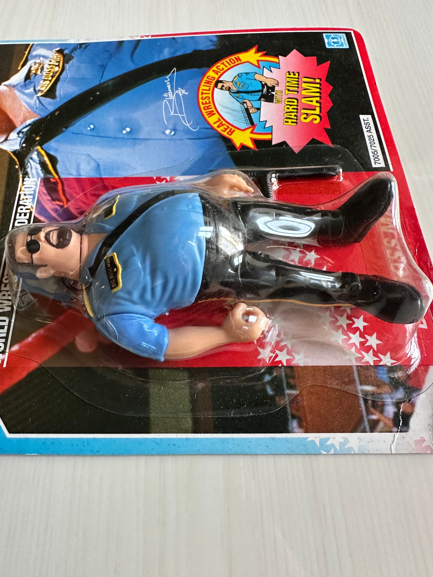 Big Boss Man Series 1 WWF Hasbro MOC figure