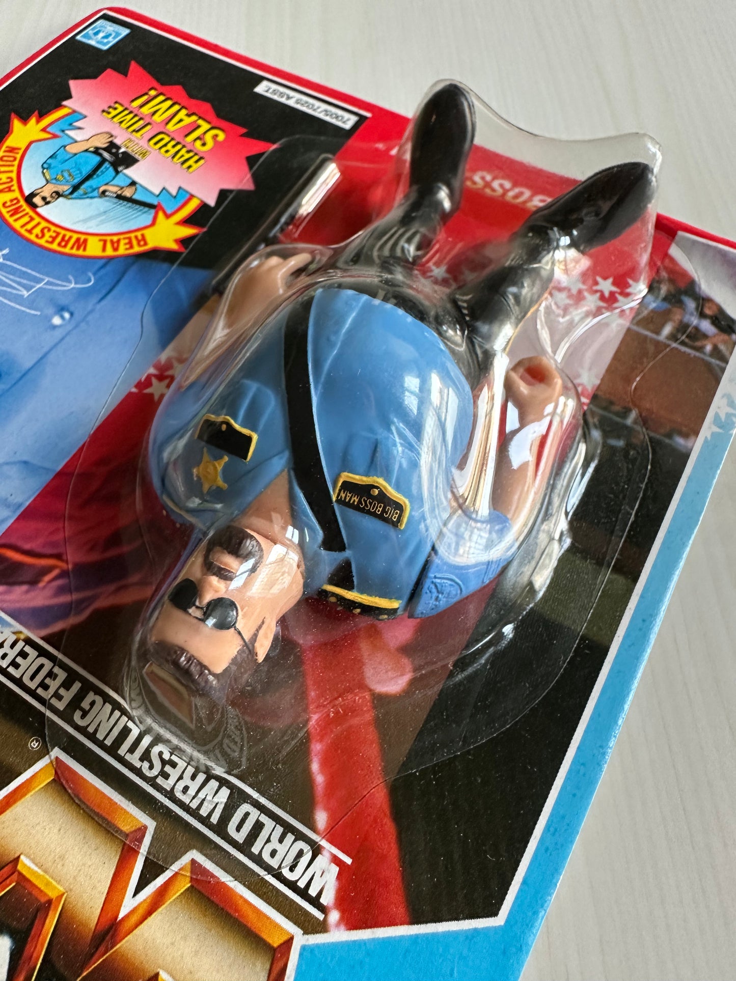 Big Boss Man Series 1 WWF Hasbro MOC figure