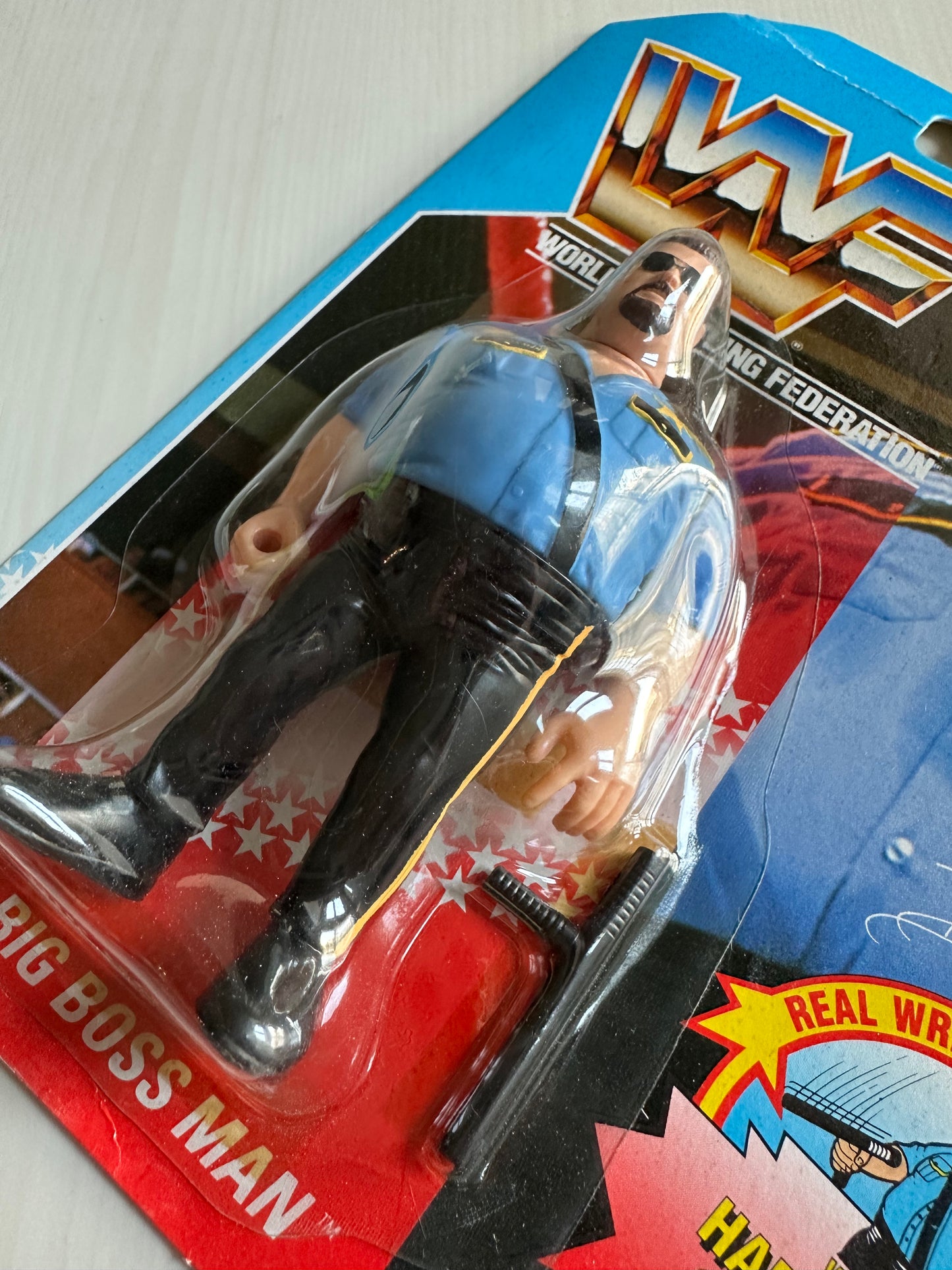 Big Boss Man Series 1 WWF Hasbro MOC figure