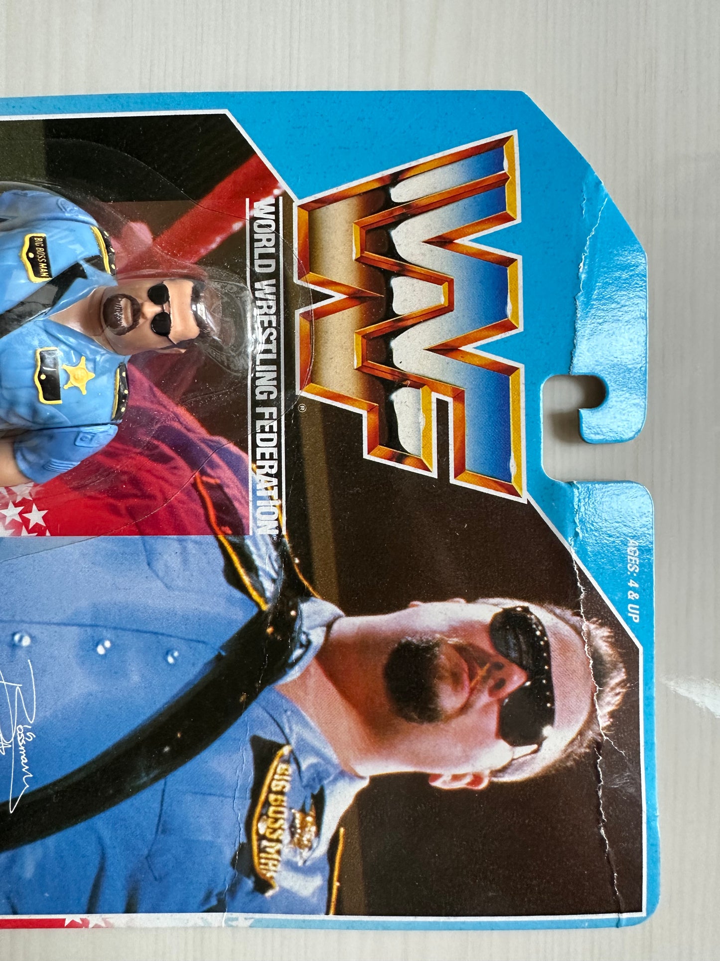 Big Boss Man Series 1 WWF Hasbro MOC figure