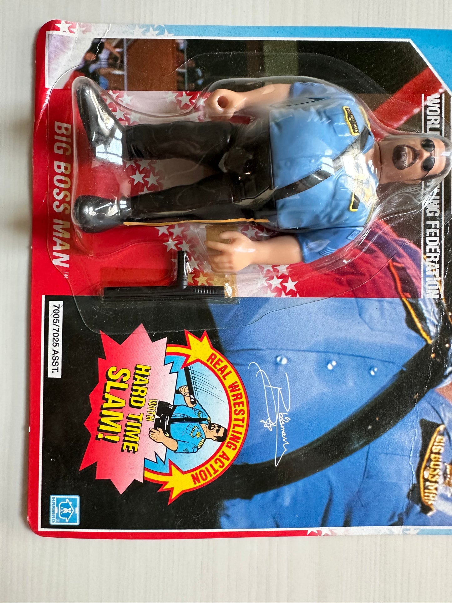Big Boss Man Series 1 WWF Hasbro MOC figure