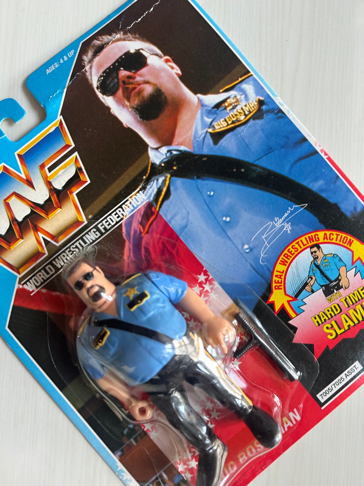 Big Boss Man Series 1 WWF Hasbro MOC figure