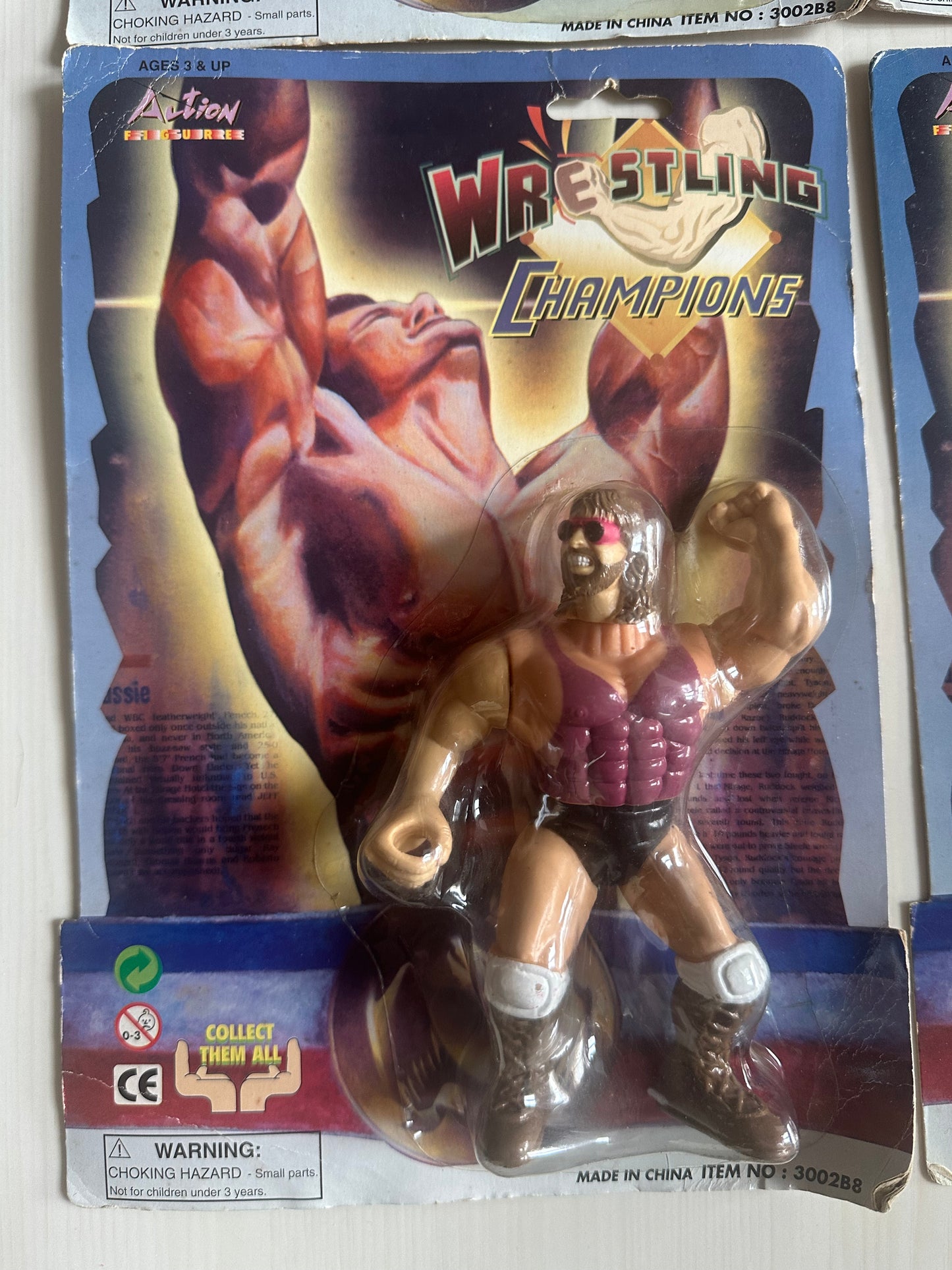 WWF Hasbro Bootleg 4 Figure Set