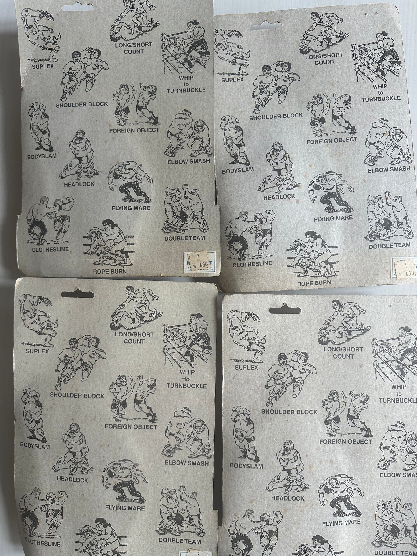 WWF Hasbro Bootleg 4 Figure Set