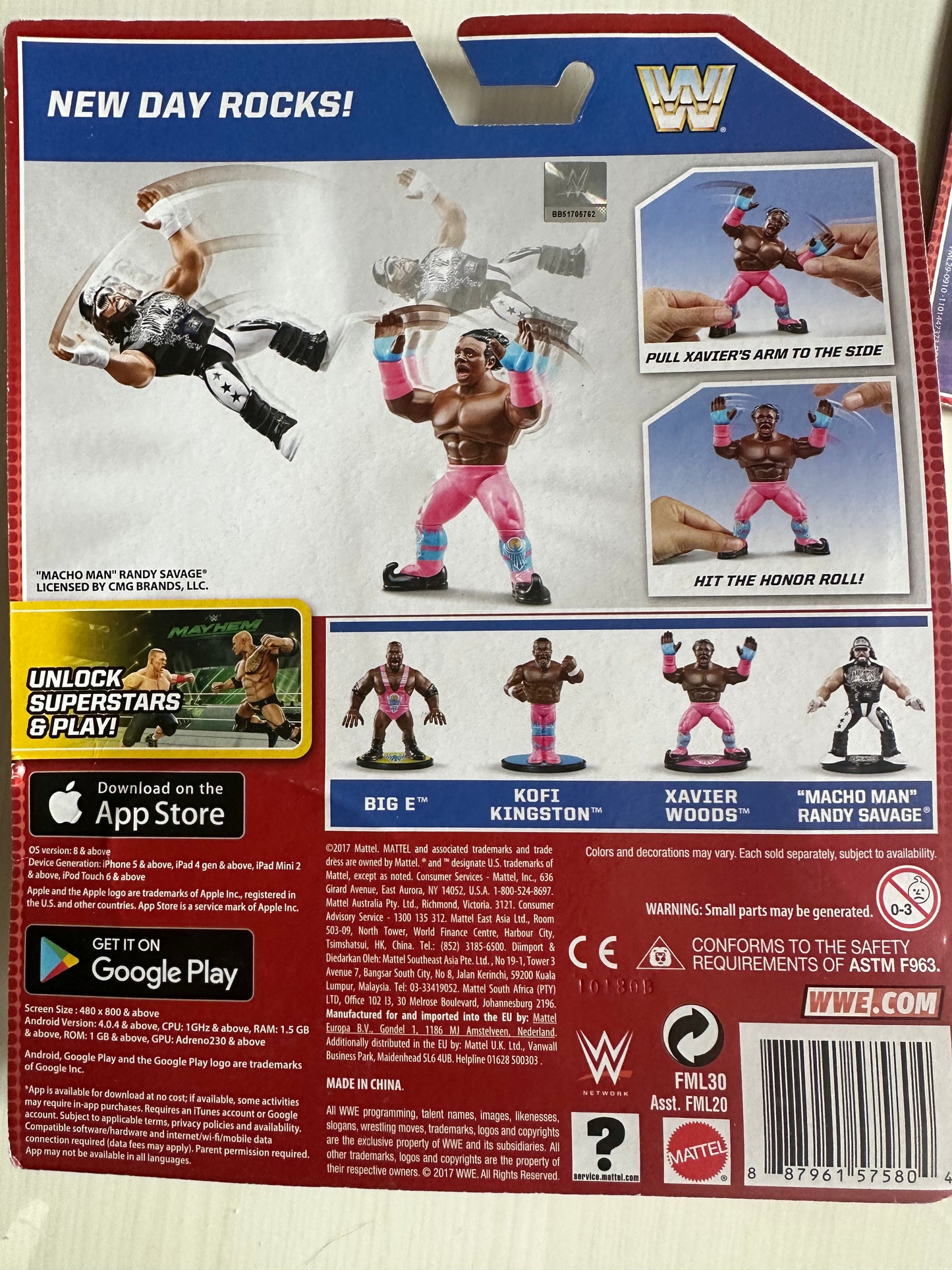 The New Day WWE Retro 3 Figure Set