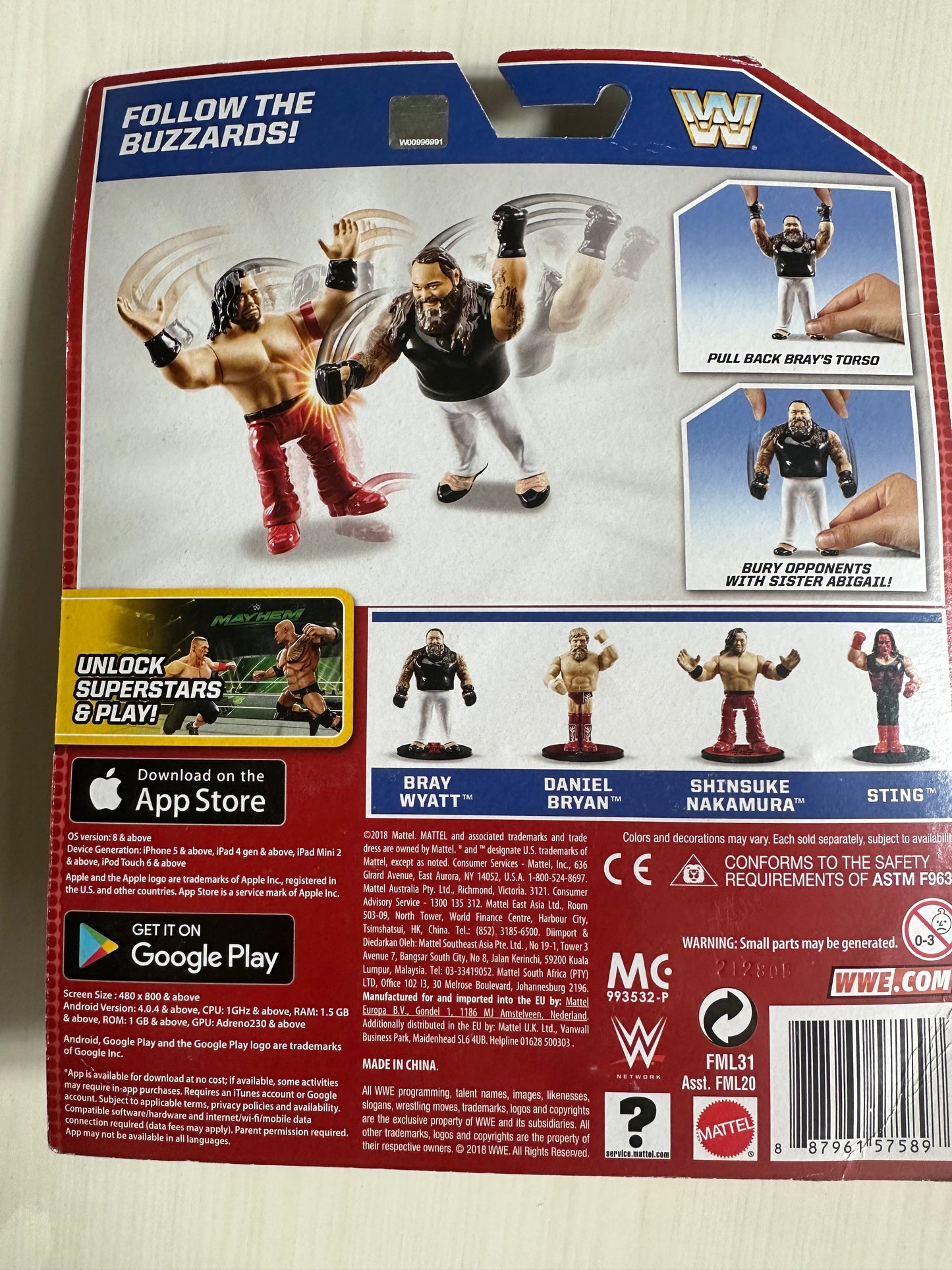 WWE Retro 3 Figure Set