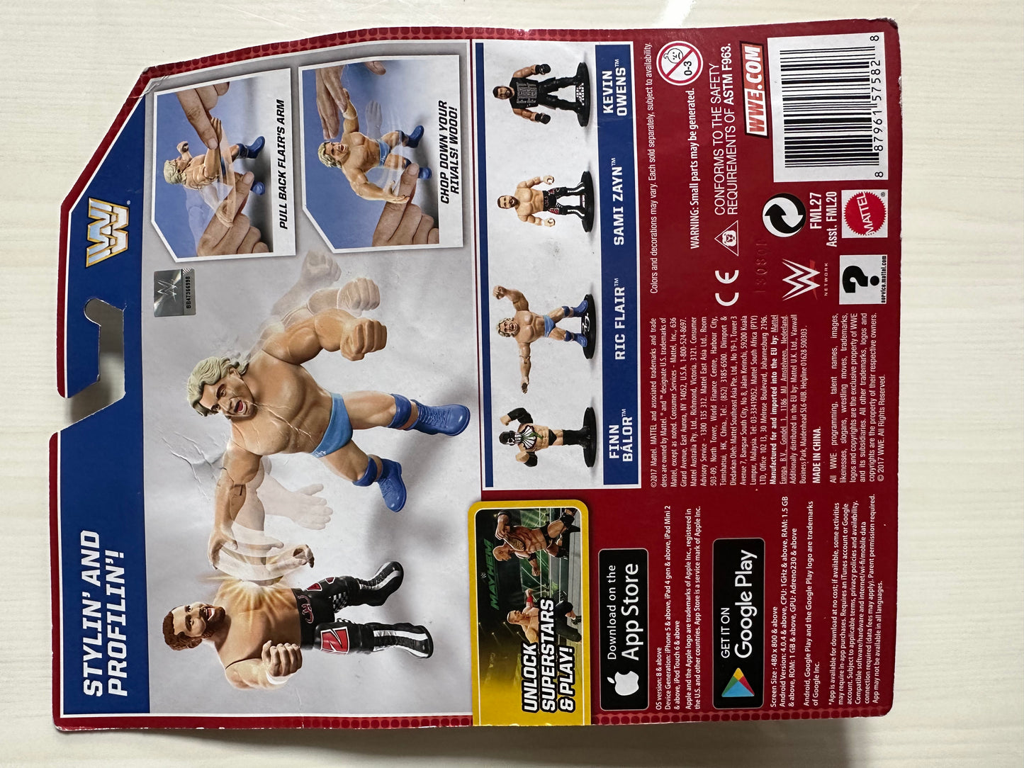 Ric Flair WWE Mattel Retro MOC figure