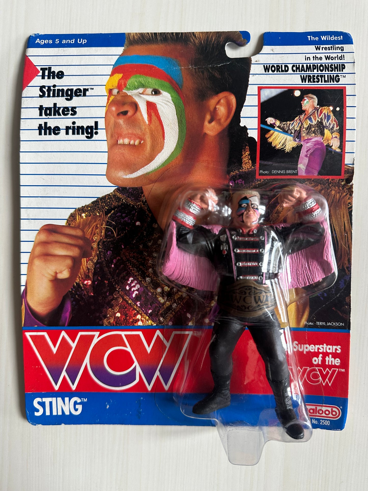Sting WCW Galoob pre-ring UK Exclusive