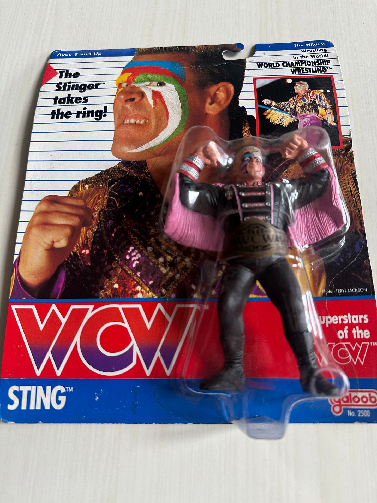 Sting WCW Galoob pre-ring UK Exclusive