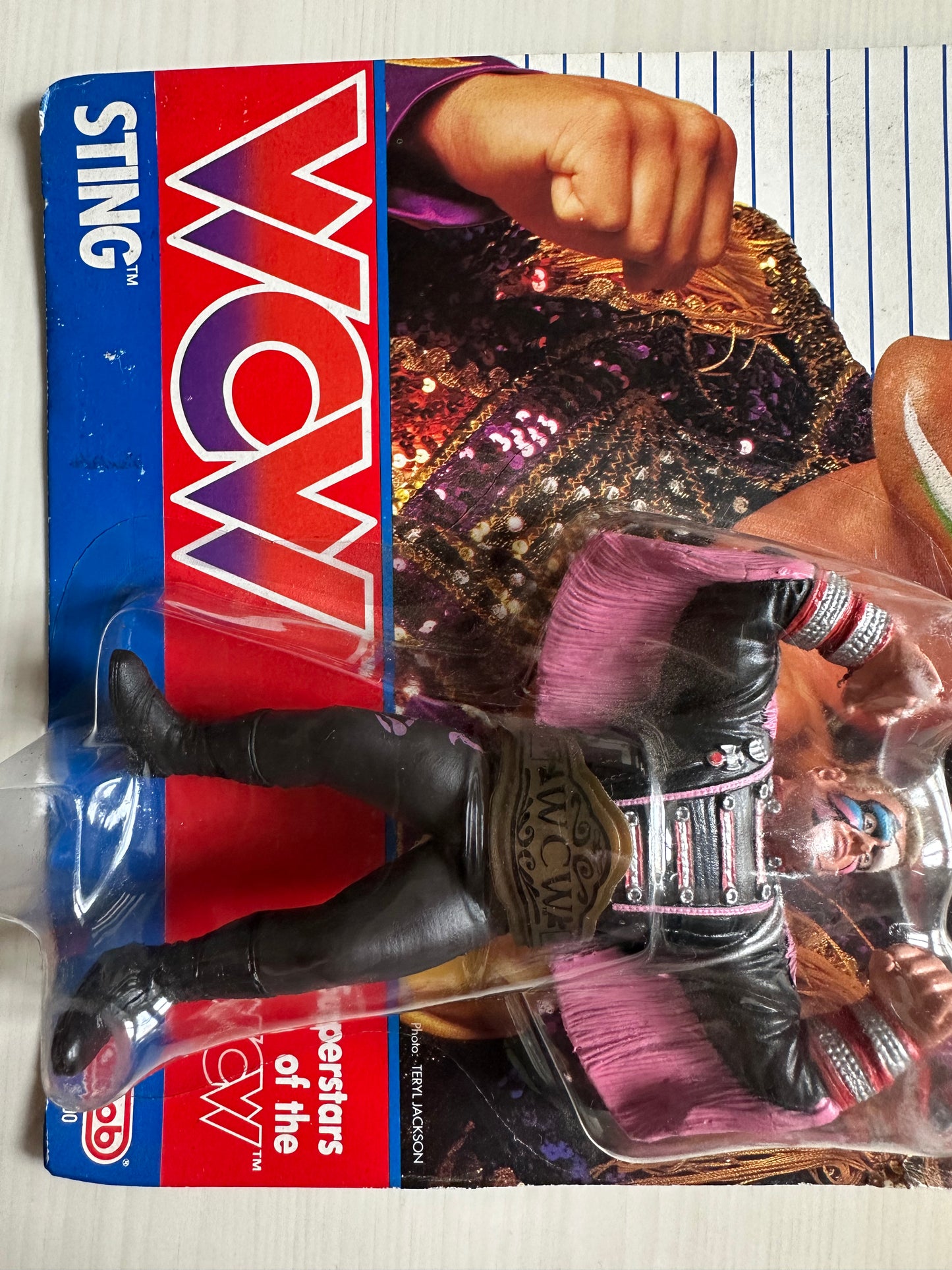 Sting WCW Galoob pre-ring UK Exclusive