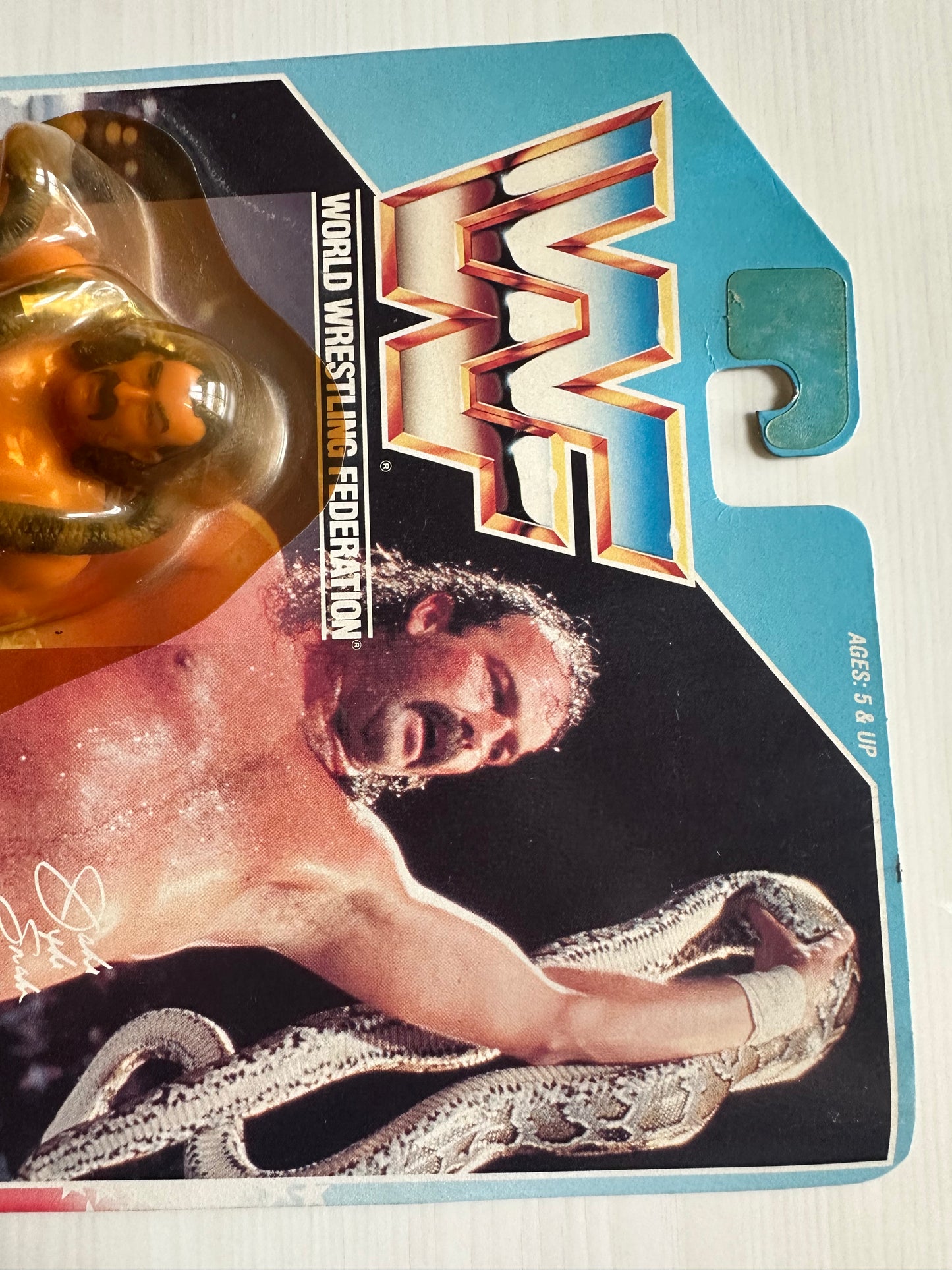 Jake the Snake Roberts Series 1 WWF Hasbro MOC figure