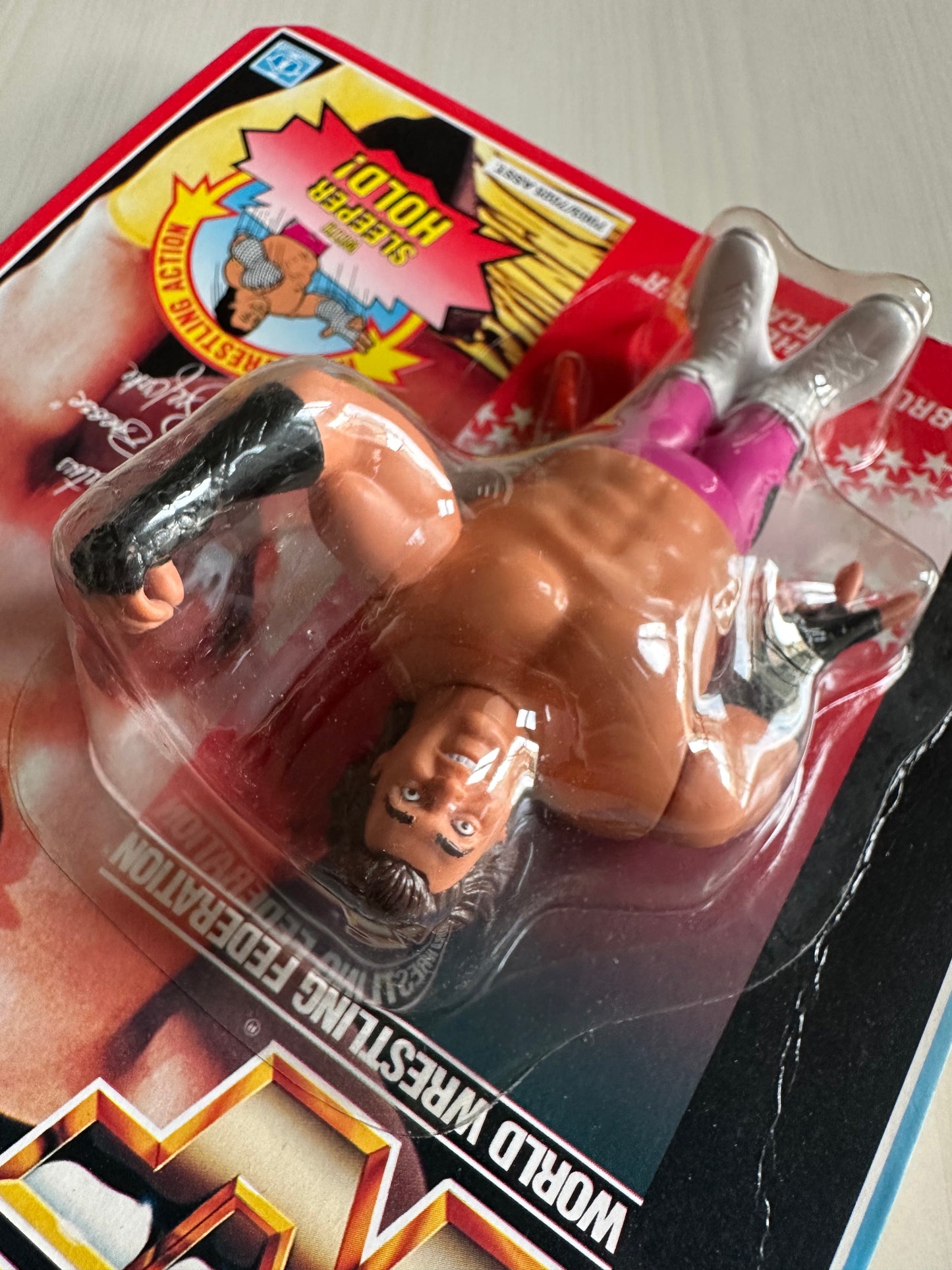 Brutus the Barber Beefcake Series 1 WWF Hasbro MOC figure