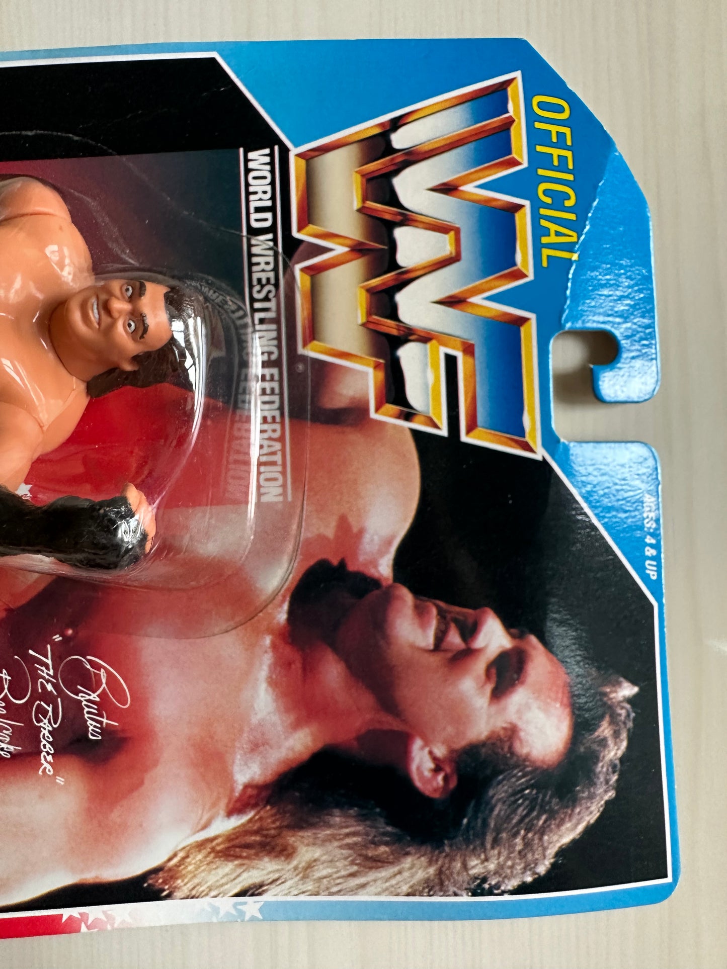 Brutus the Barber Beefcake Series 1 WWF Hasbro MOC figure