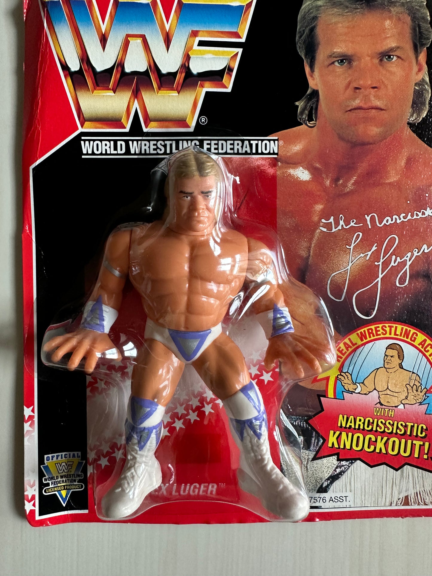 Lex Luger Series 8 WWF Hasbro MOC figure
