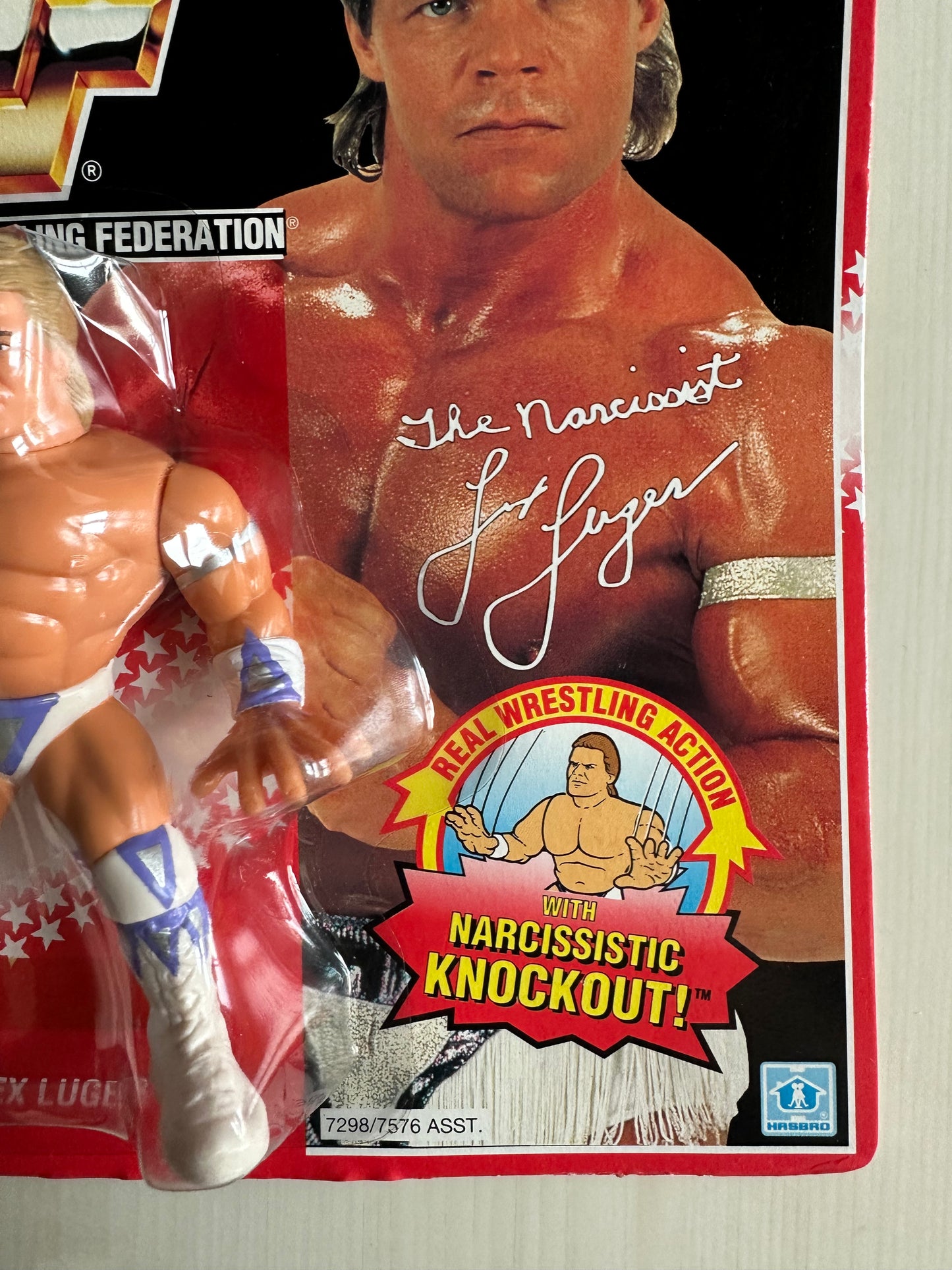 Lex Luger Series 8 WWF Hasbro MOC figure