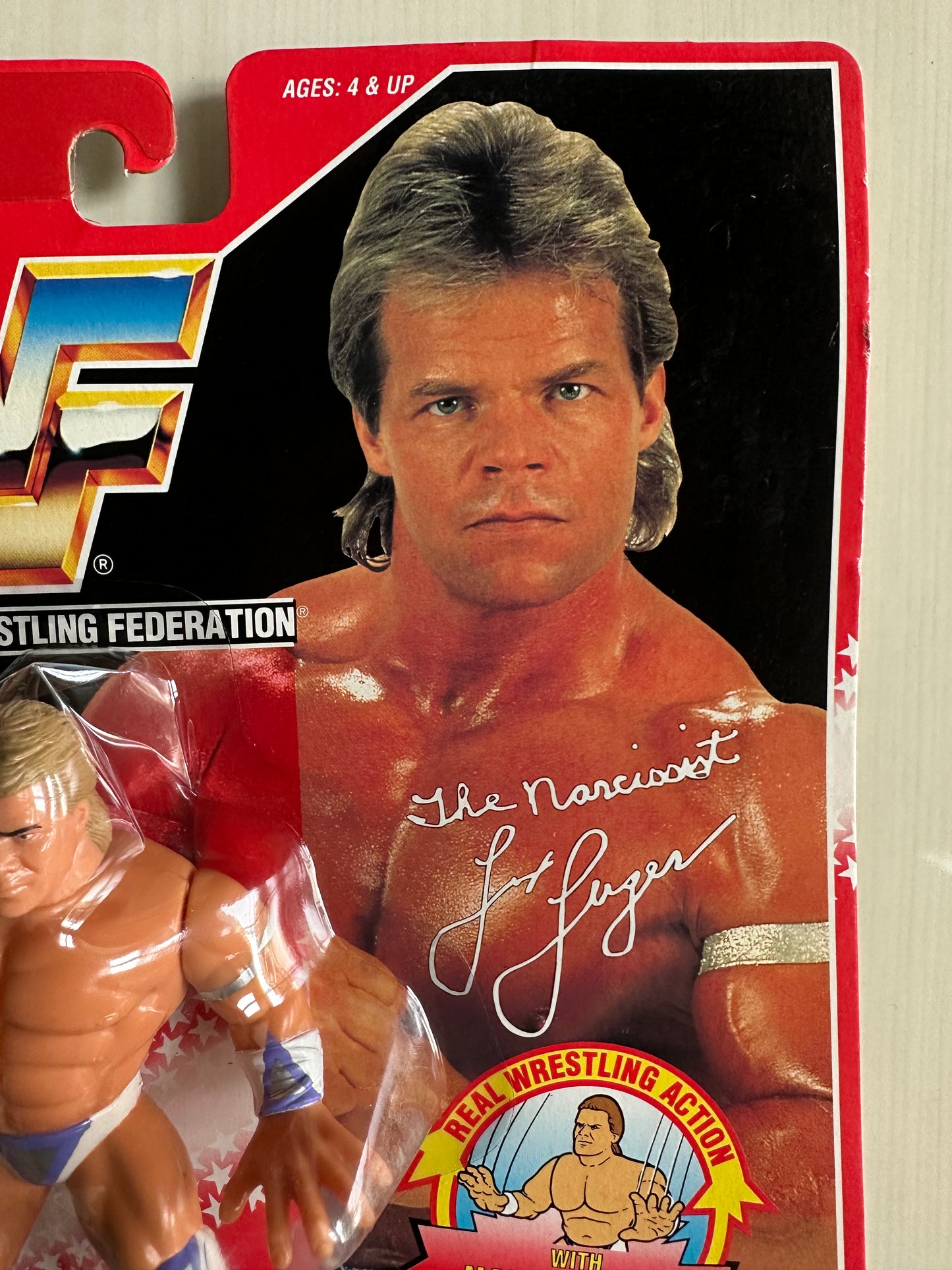 Lex Luger Series 8 WWF Hasbro MOC figure
