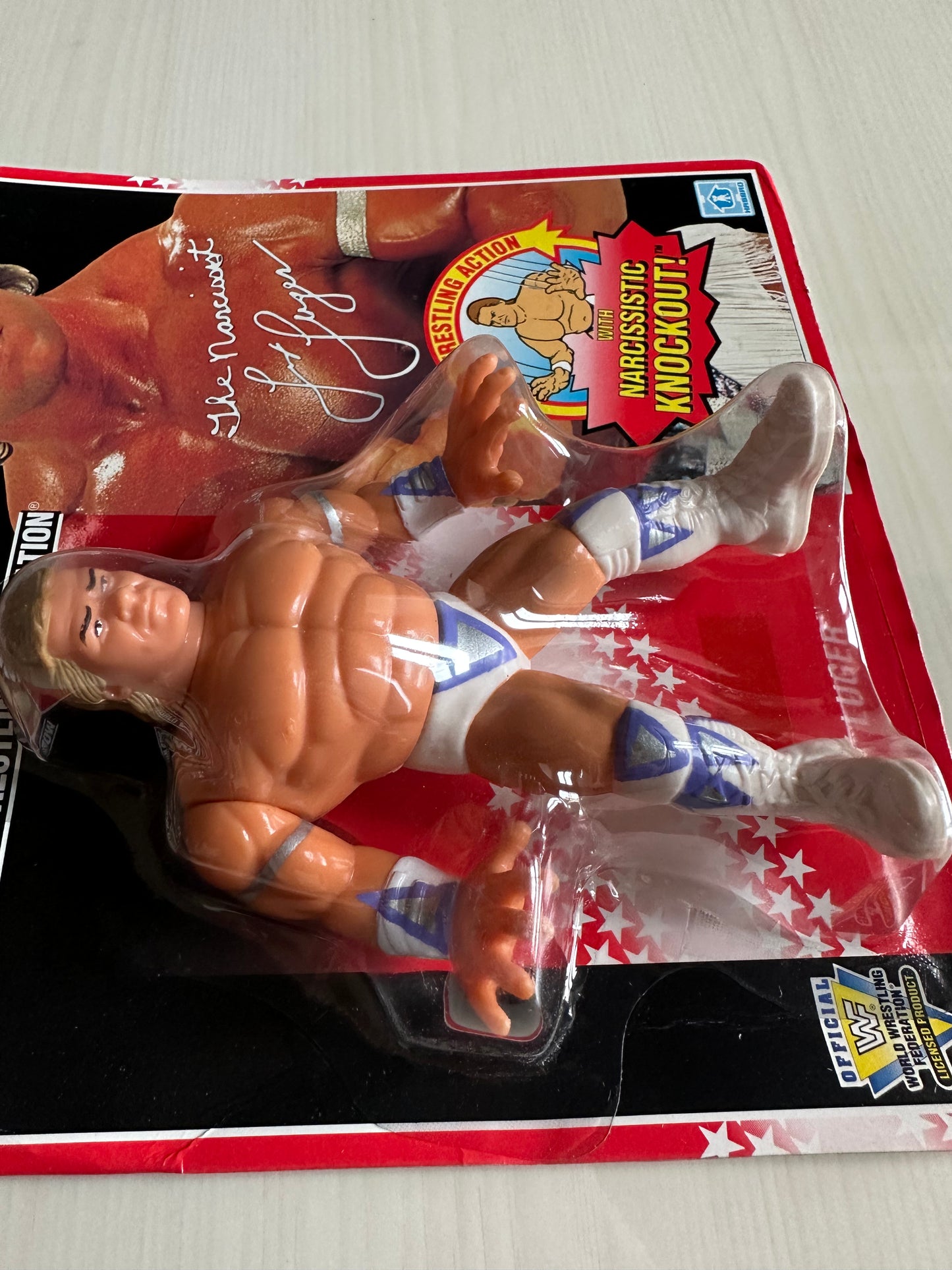 Lex Luger Series 8 WWF Hasbro MOC figure