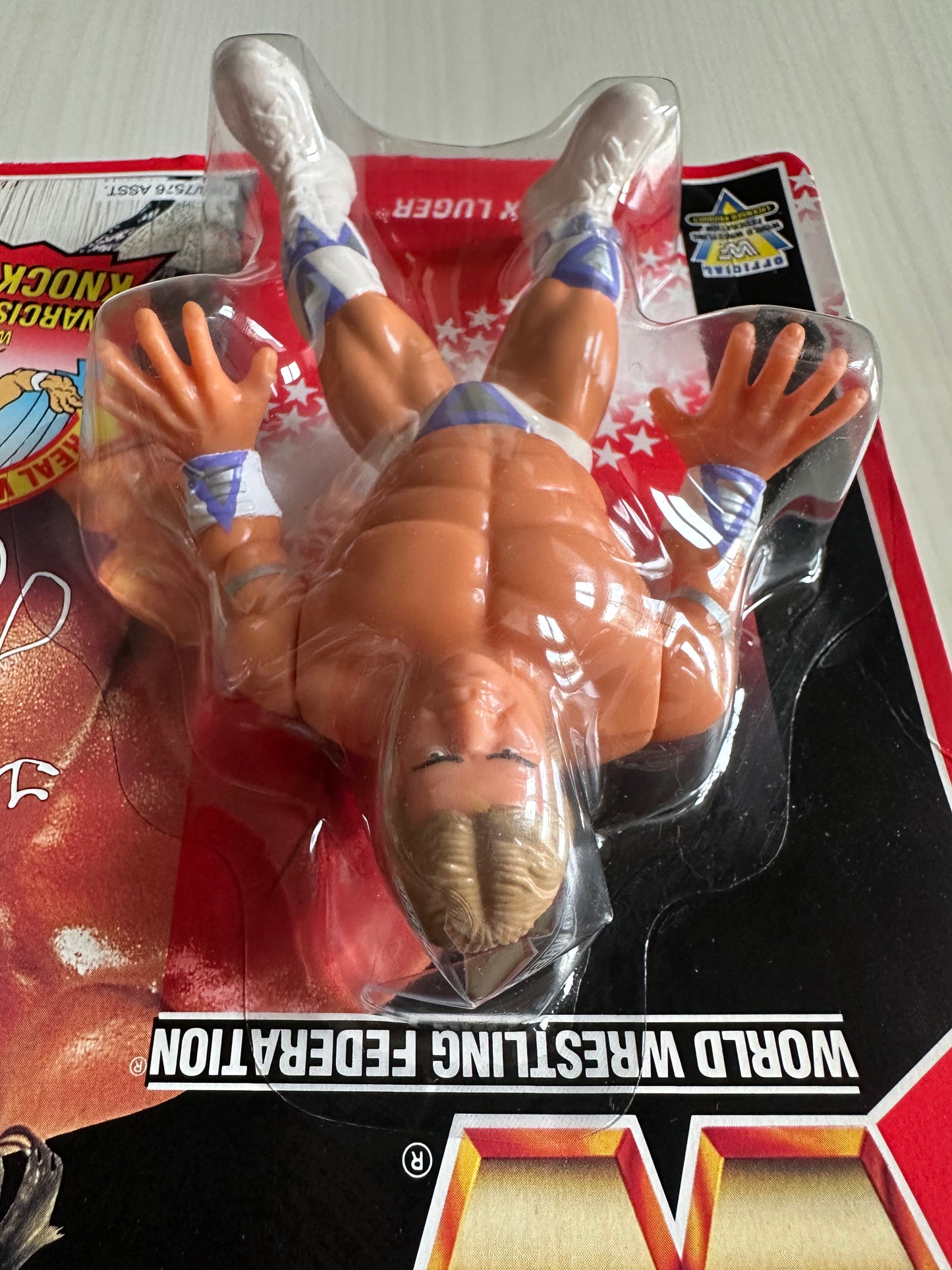 Lex Luger Series 8 WWF Hasbro MOC figure