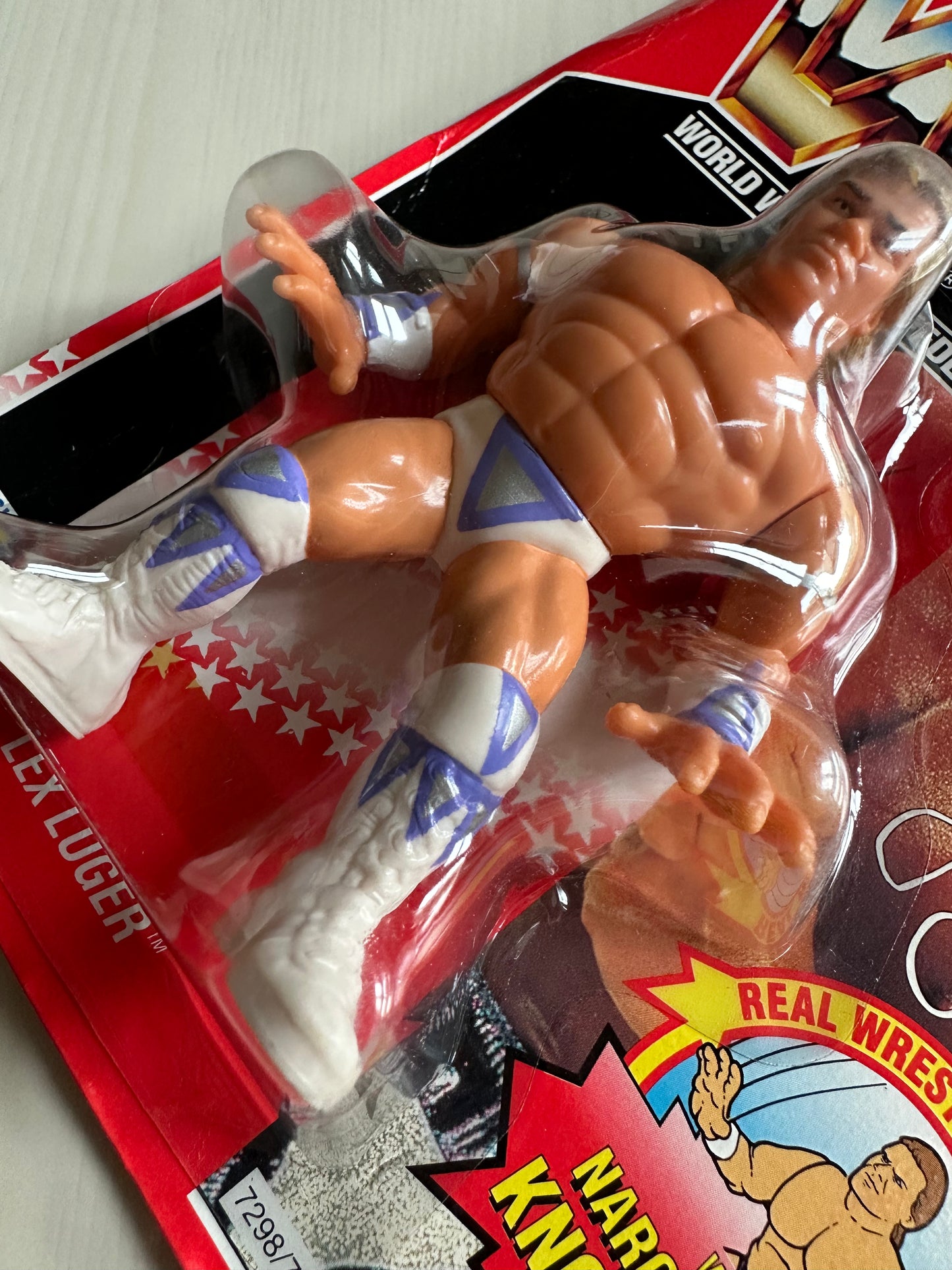 Lex Luger Series 8 WWF Hasbro MOC figure