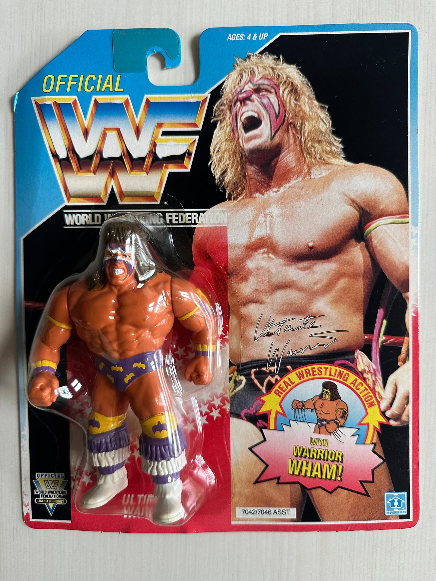 Ultimate Warrior Series 3 WWF Hasbro MOC figure