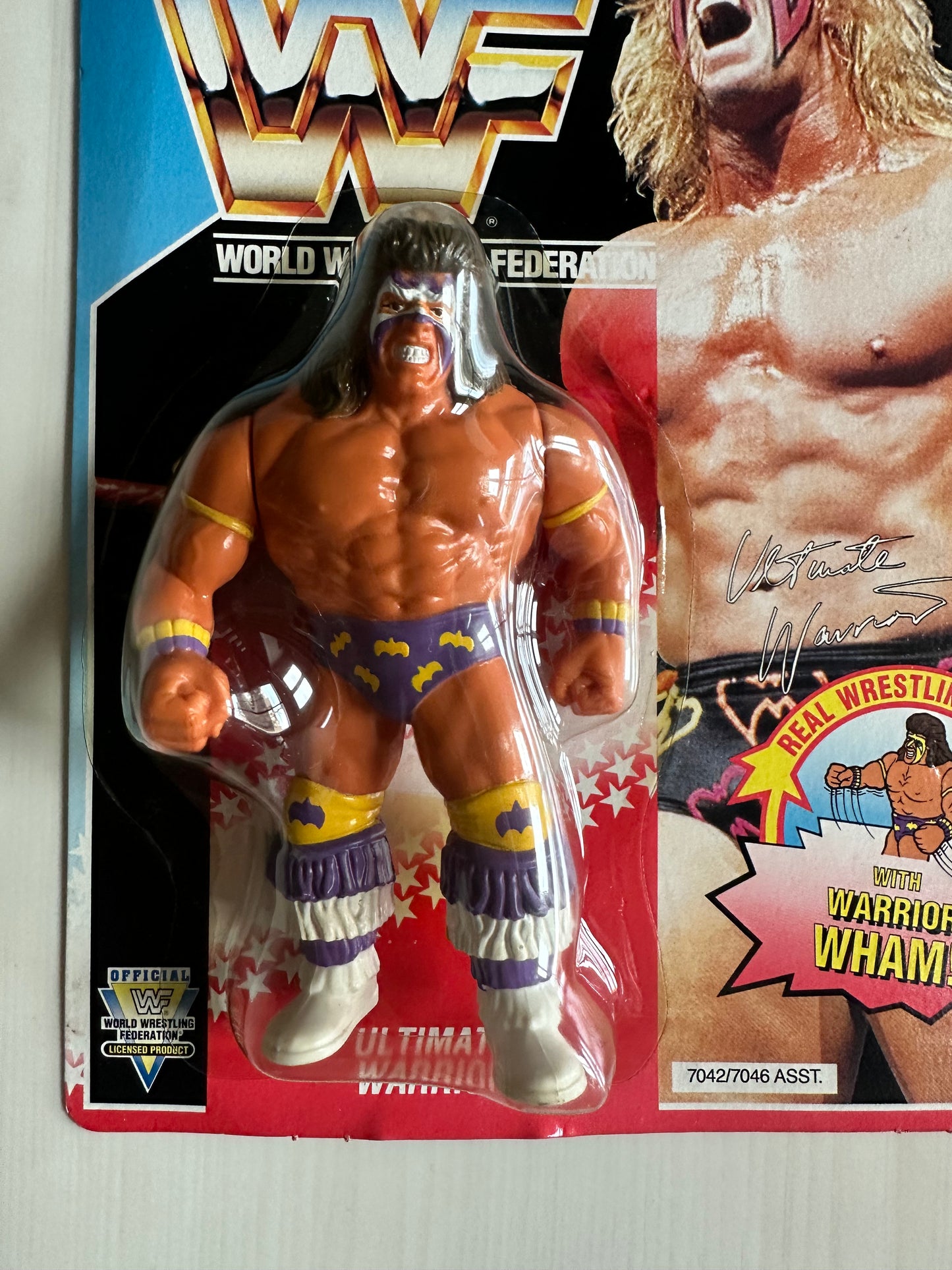 Ultimate Warrior Series 3 WWF Hasbro MOC figure
