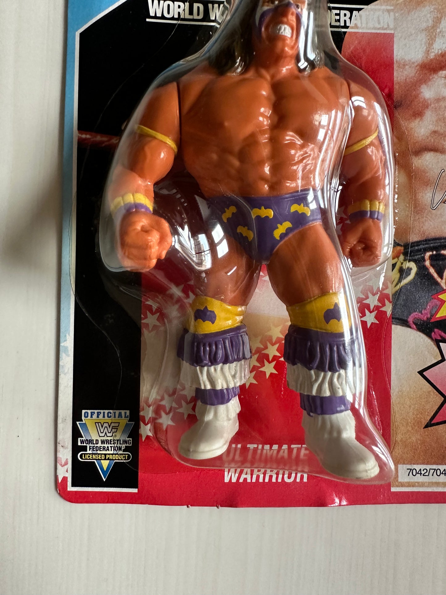 Ultimate Warrior Series 3 WWF Hasbro MOC figure