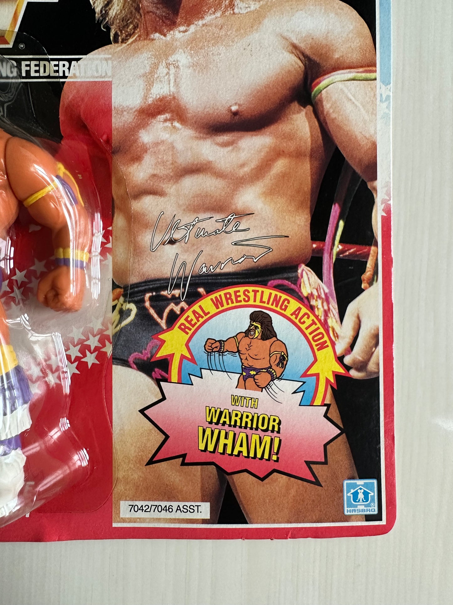 Ultimate Warrior Series 3 WWF Hasbro MOC figure