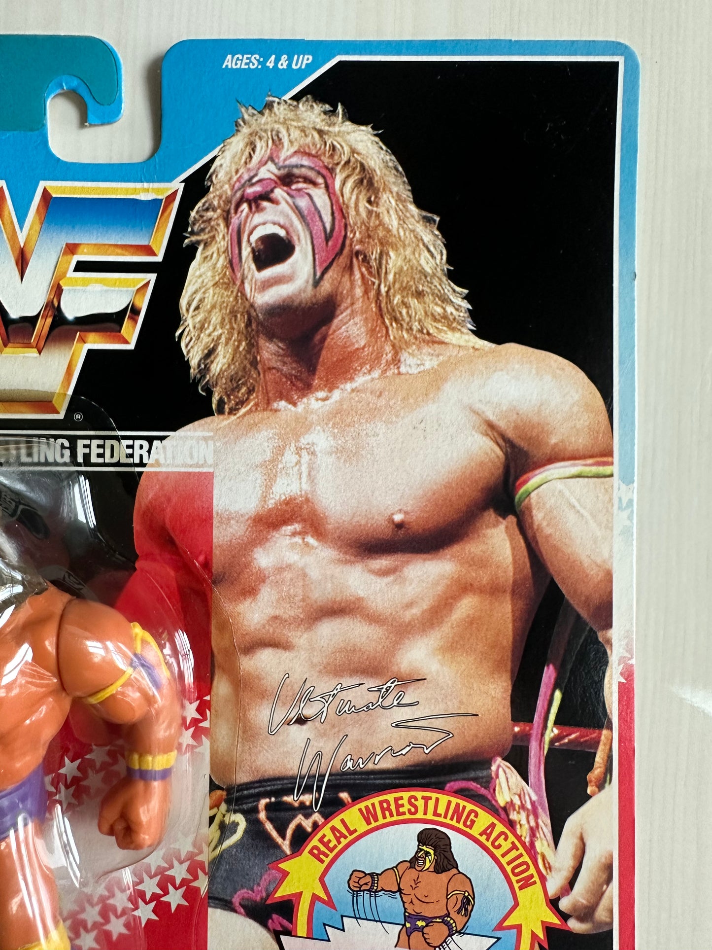 Ultimate Warrior Series 3 WWF Hasbro MOC figure