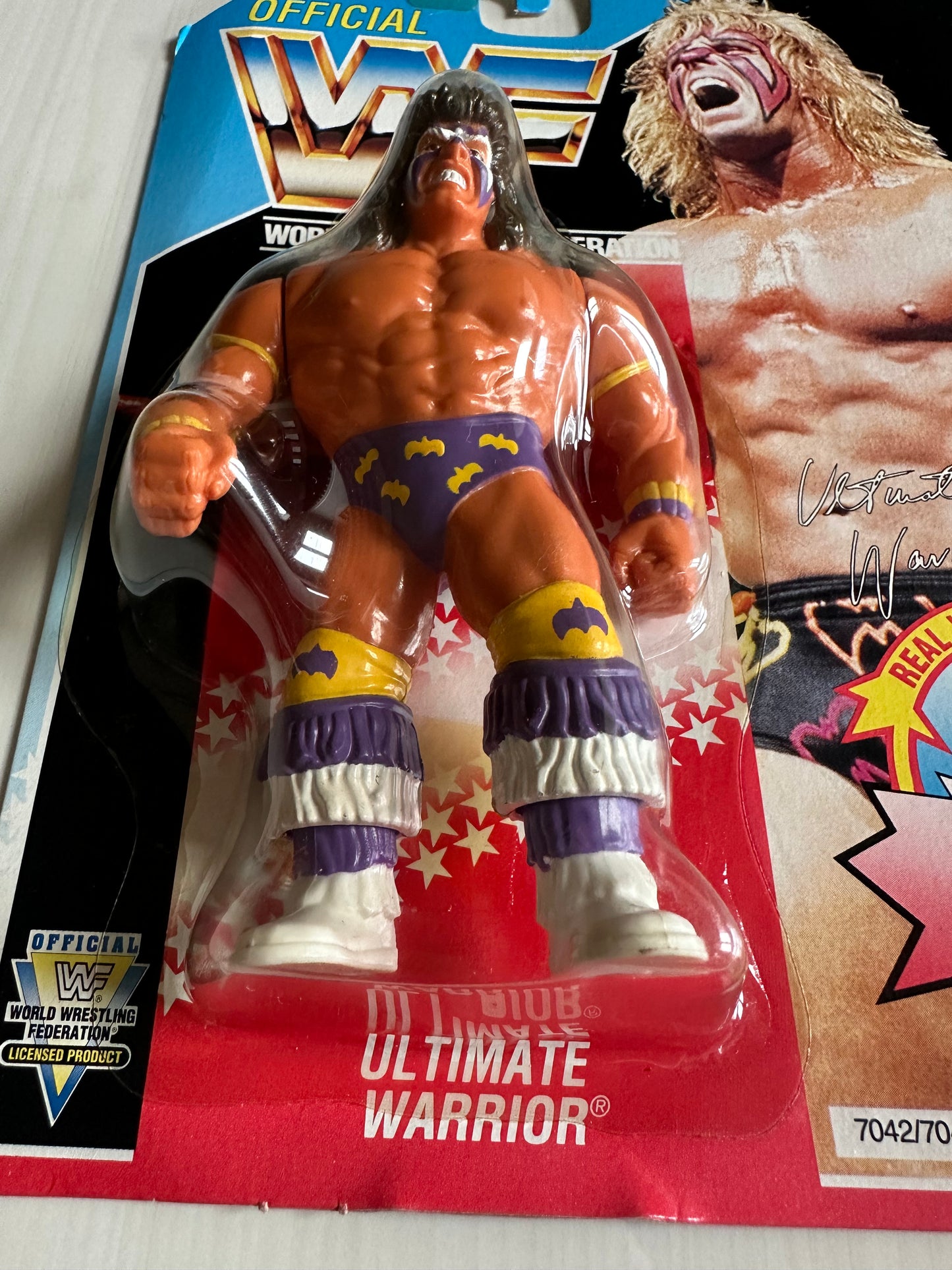 Ultimate Warrior Series 3 WWF Hasbro MOC figure