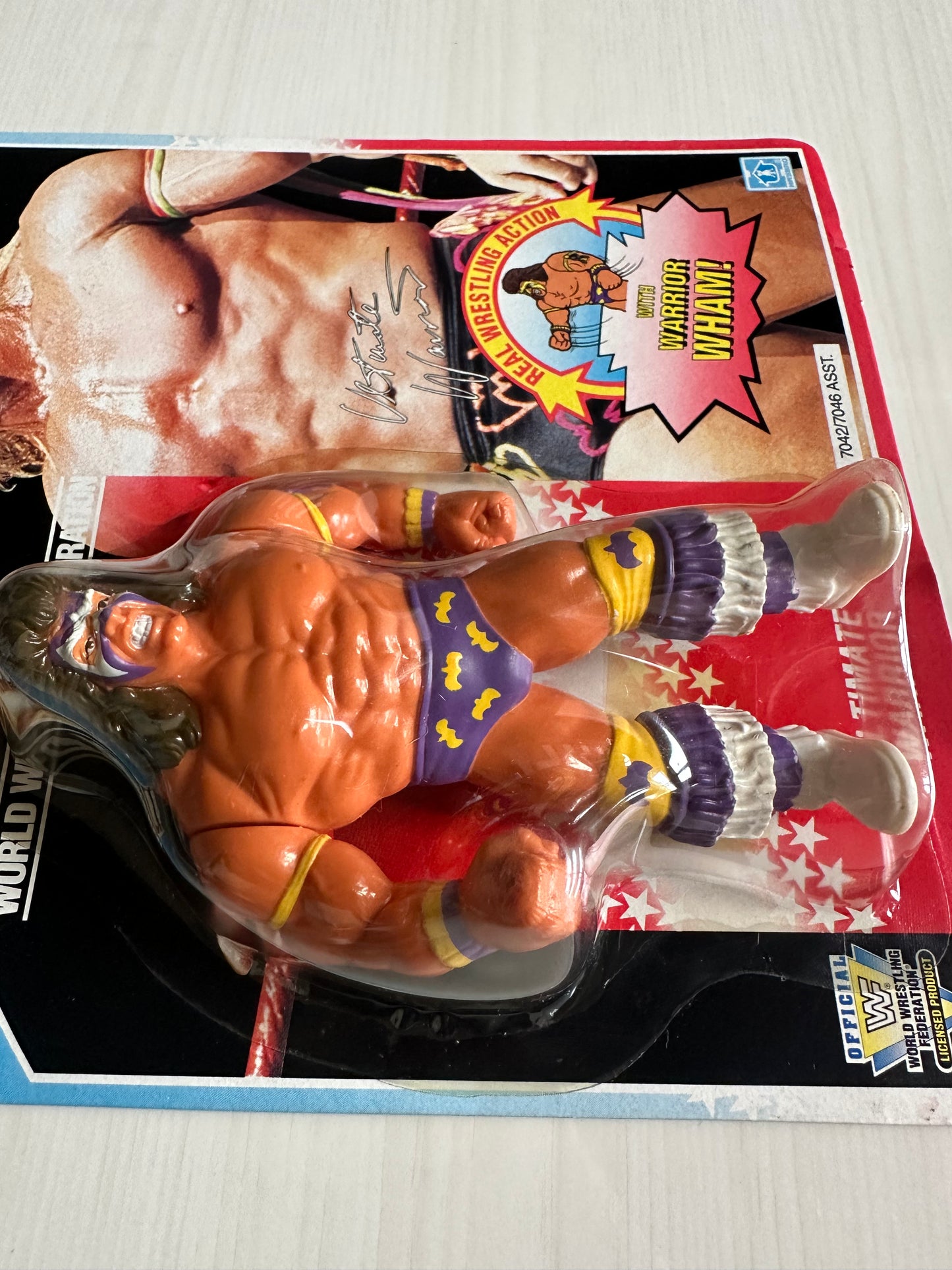 Ultimate Warrior Series 3 WWF Hasbro MOC figure