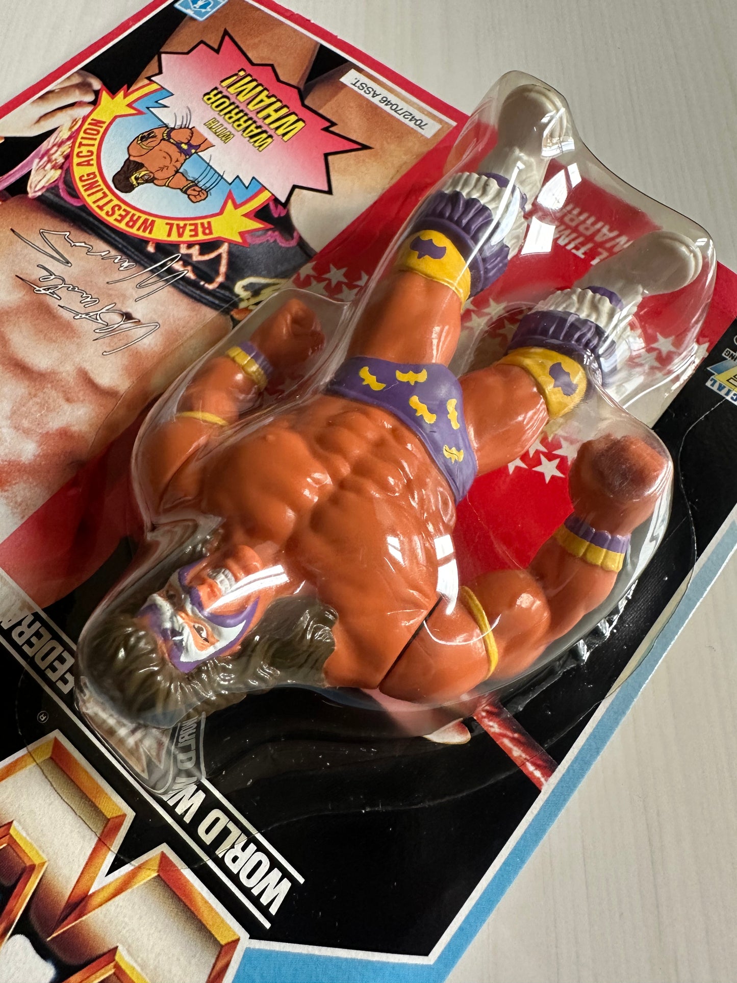 Ultimate Warrior Series 3 WWF Hasbro MOC figure