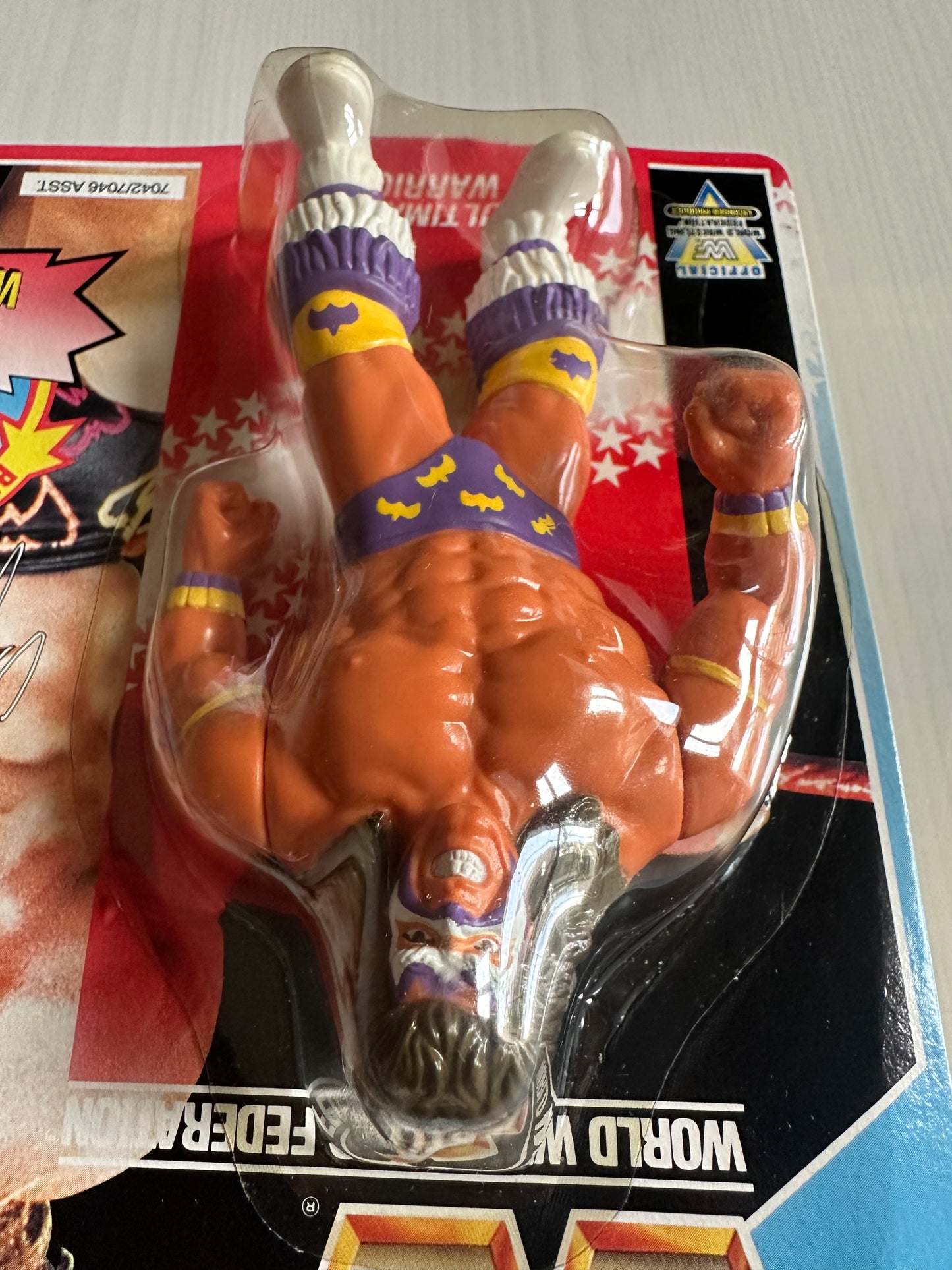 Ultimate Warrior Series 3 WWF Hasbro MOC figure