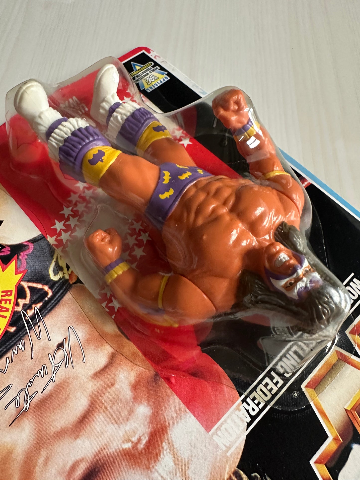 Ultimate Warrior Series 3 WWF Hasbro MOC figure