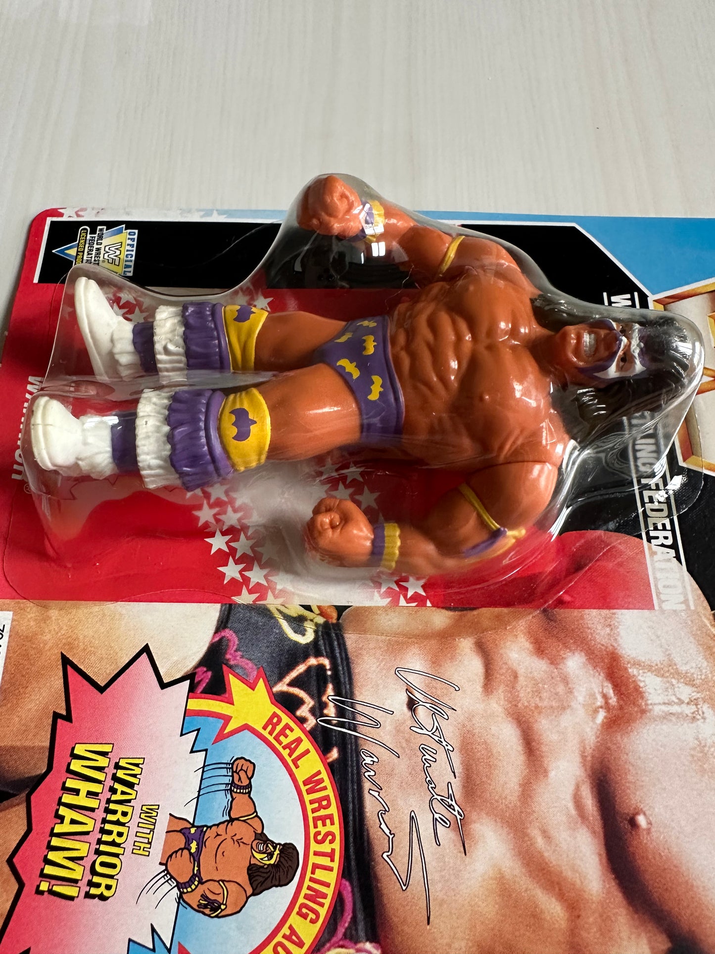 Ultimate Warrior Series 3 WWF Hasbro MOC figure