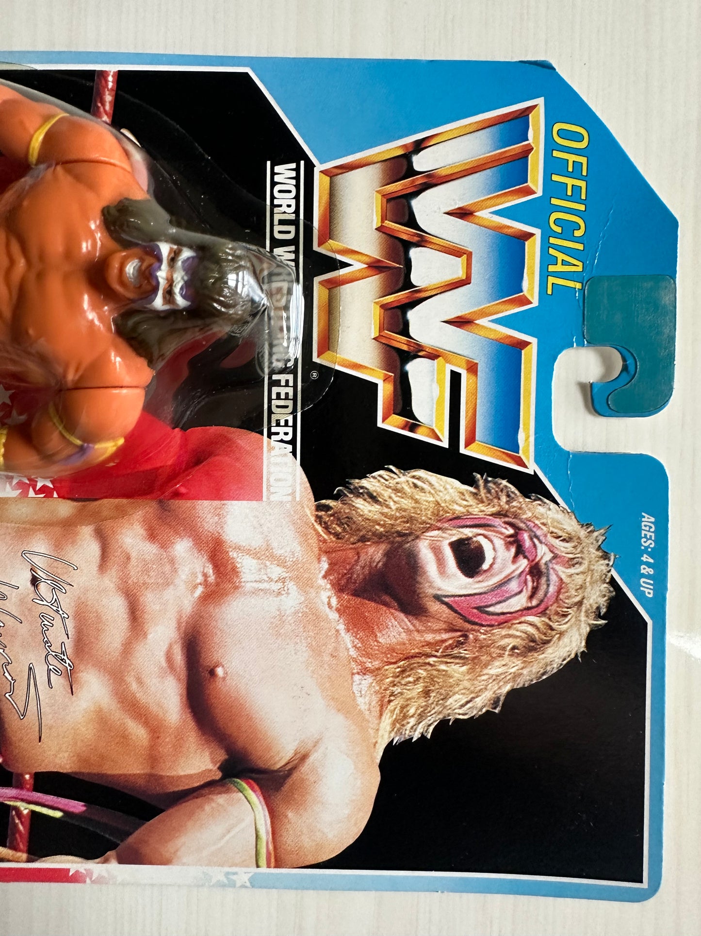 Ultimate Warrior Series 3 WWF Hasbro MOC figure