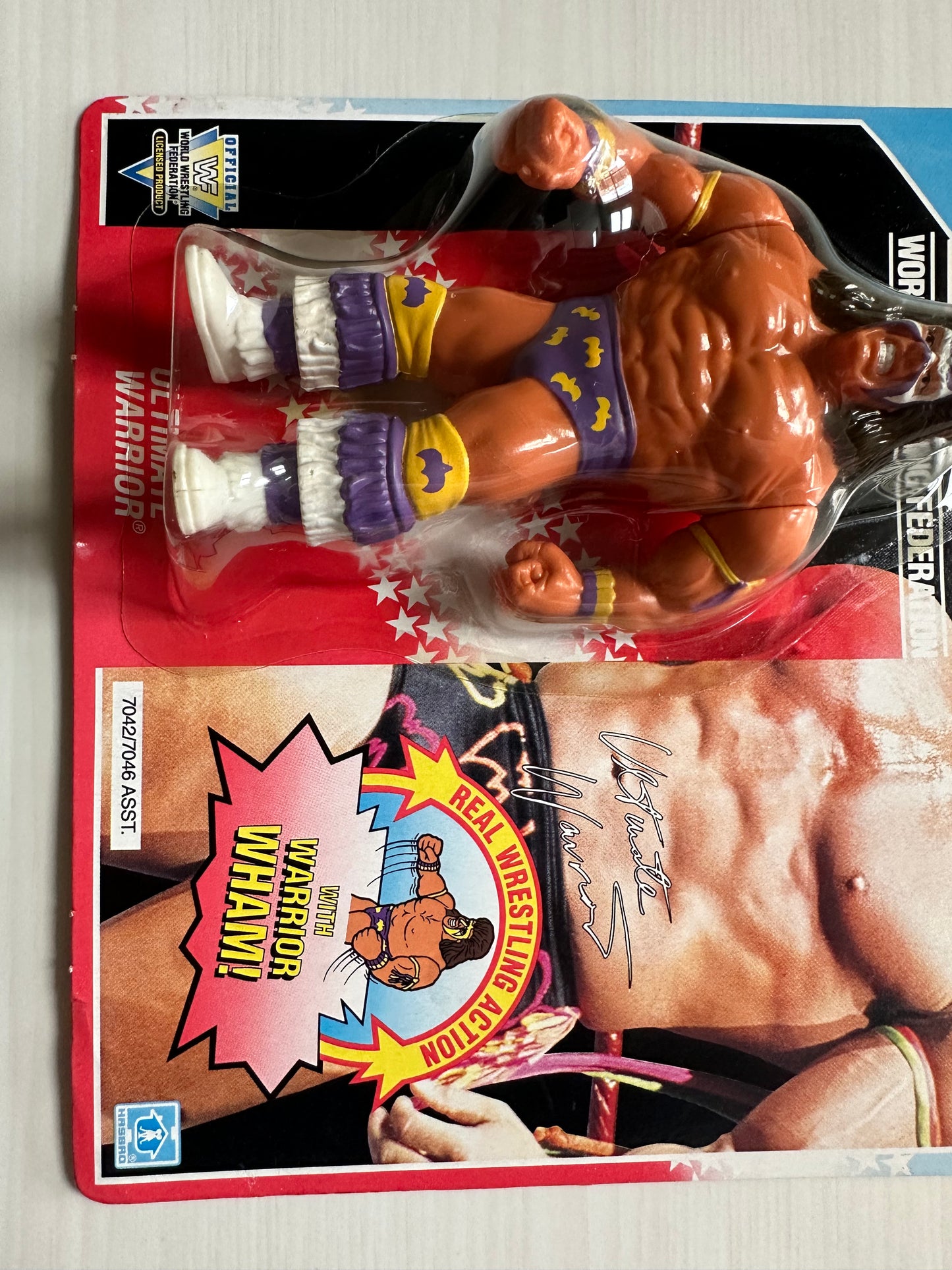 Ultimate Warrior Series 3 WWF Hasbro MOC figure