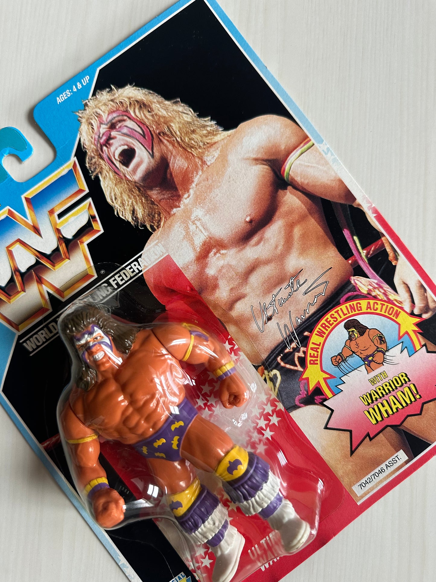 Ultimate Warrior Series 3 WWF Hasbro MOC figure