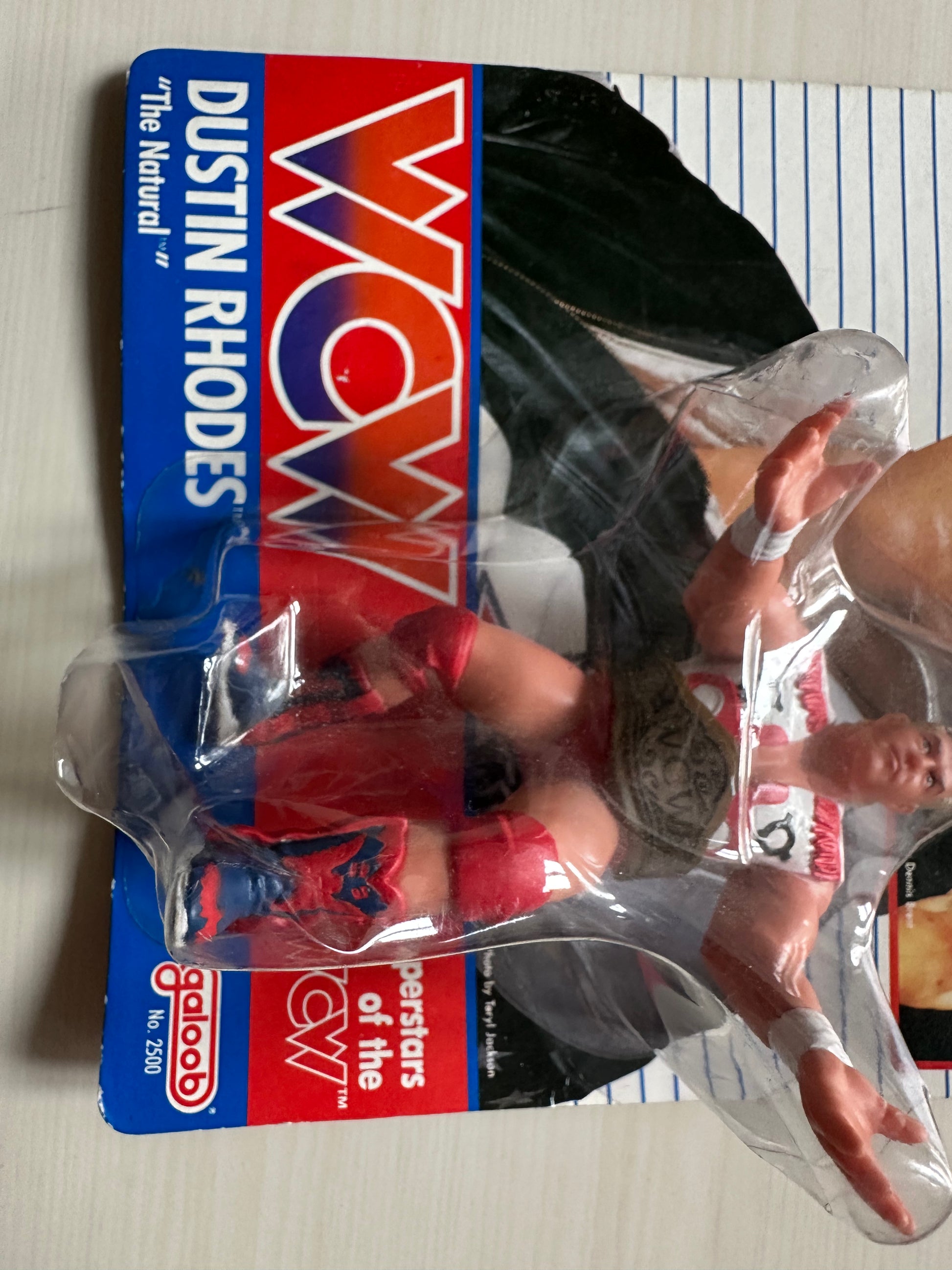 Custom Dustin Rhodes Dustin Rhodes WCW Galoob UK Exclusive – retrofigure