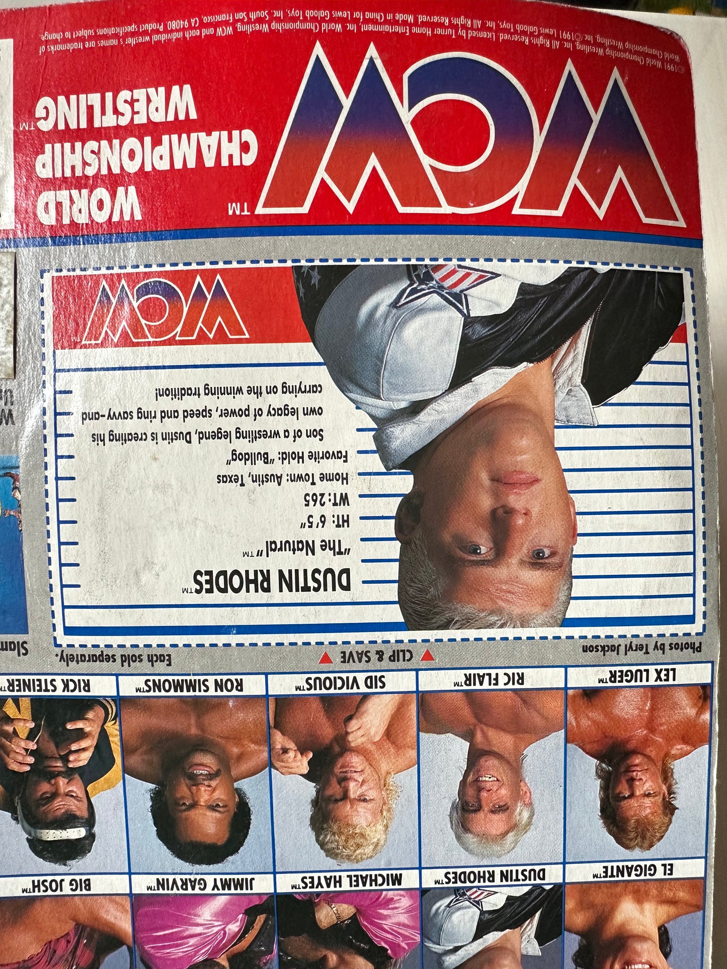 Dustin Rhodes WCW Galoob UK Exclusive