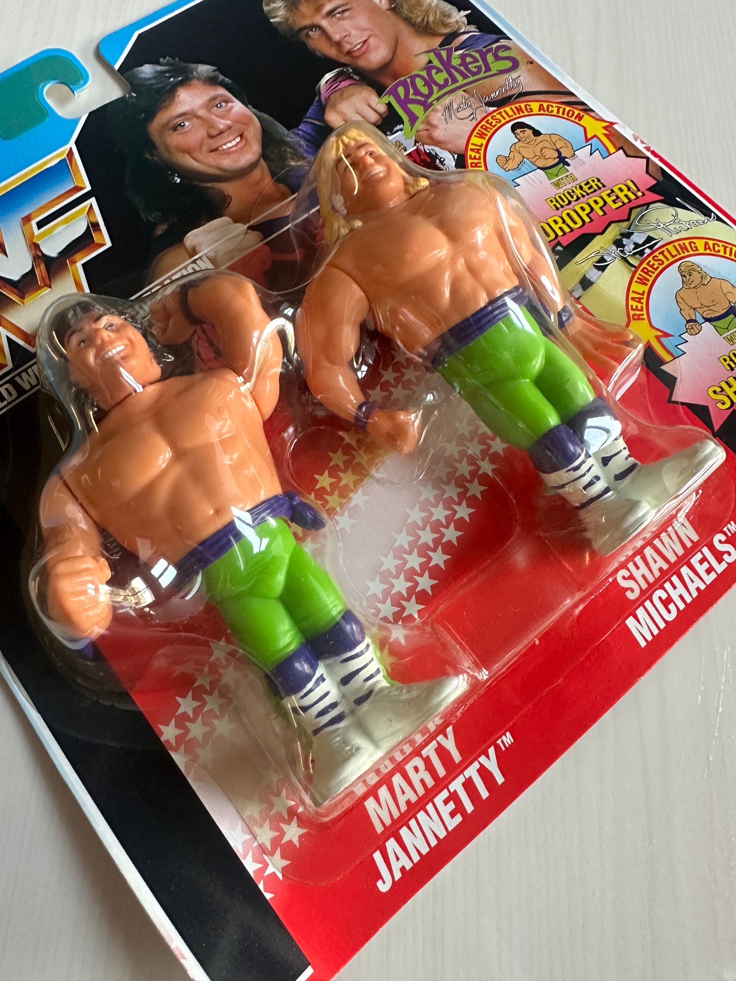 The Rockers Series 2 WWF Hasbro MOC figure