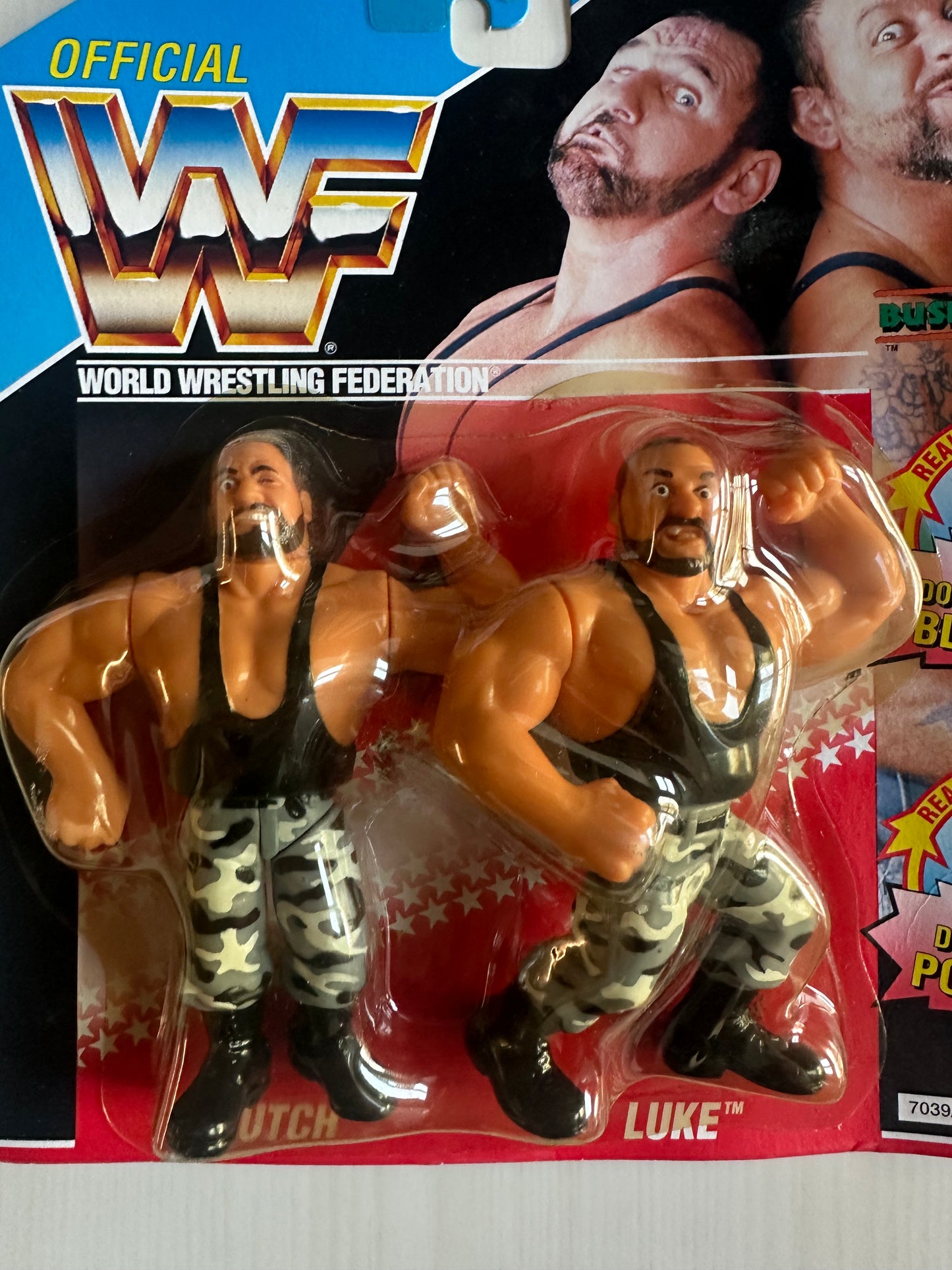 The Bushwhackers Series 2 WWF Hasbro MOC figure