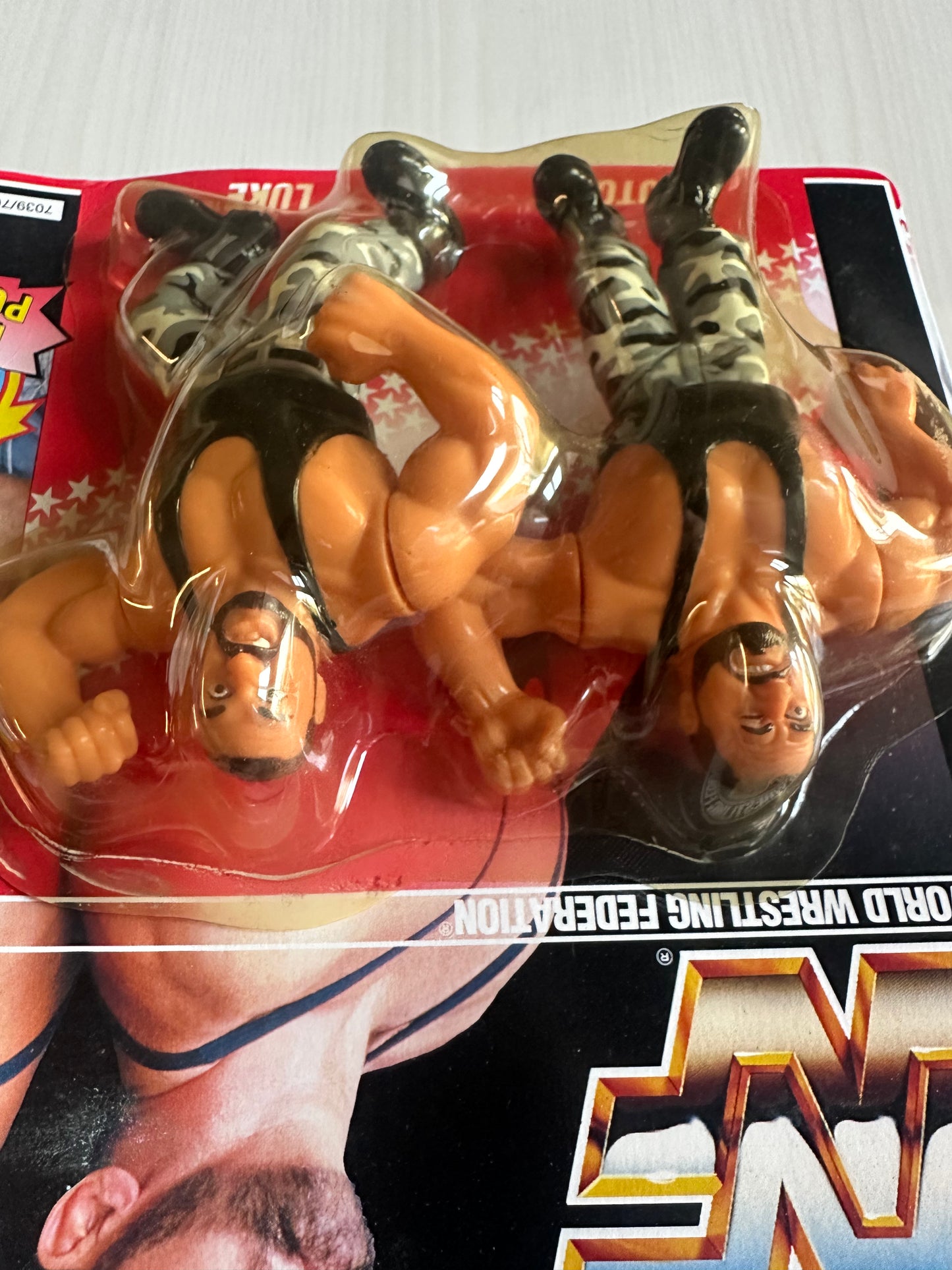The Bushwhackers Series 2 WWF Hasbro MOC figure