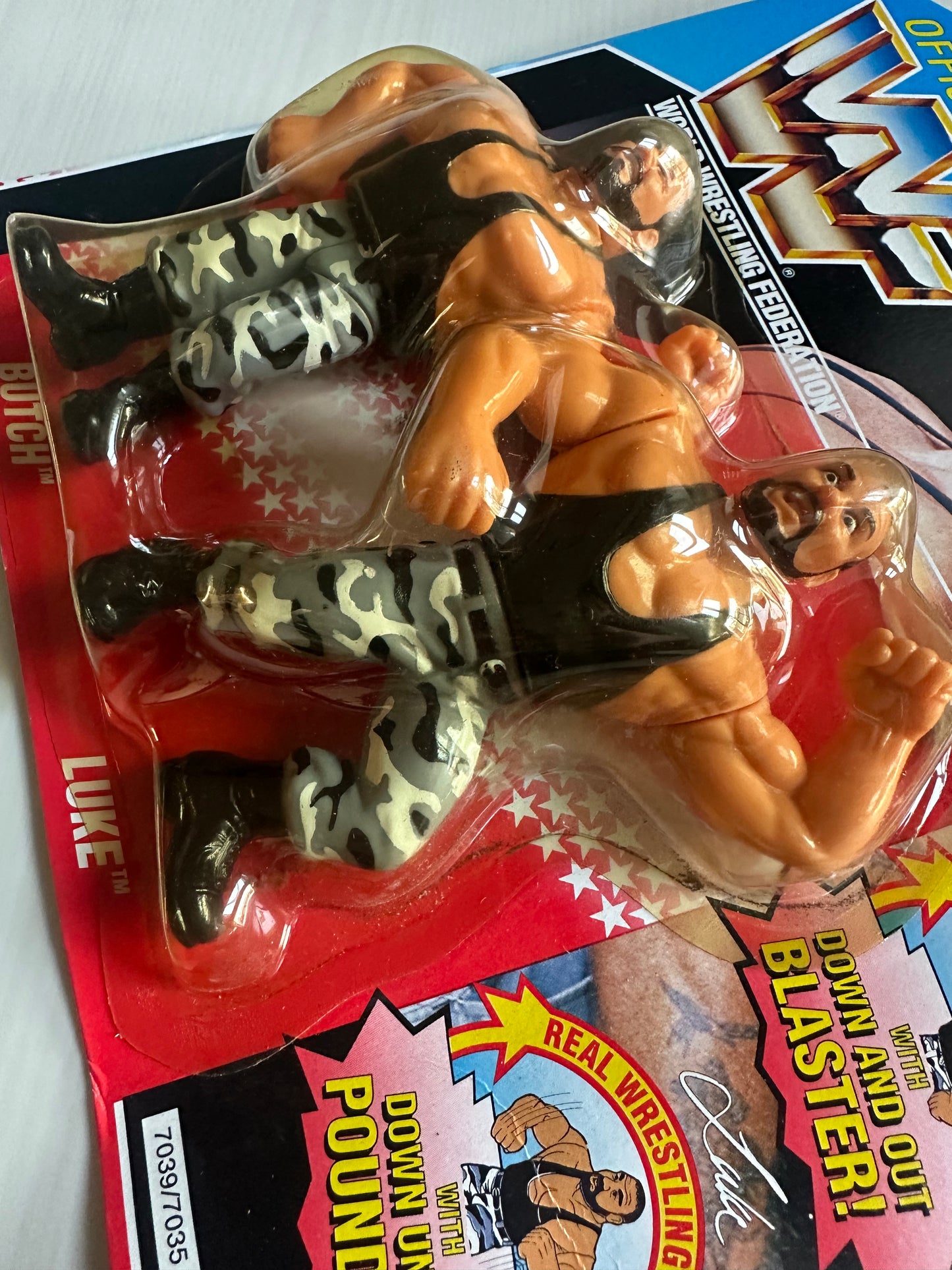 The Bushwhackers Series 2 WWF Hasbro MOC figure